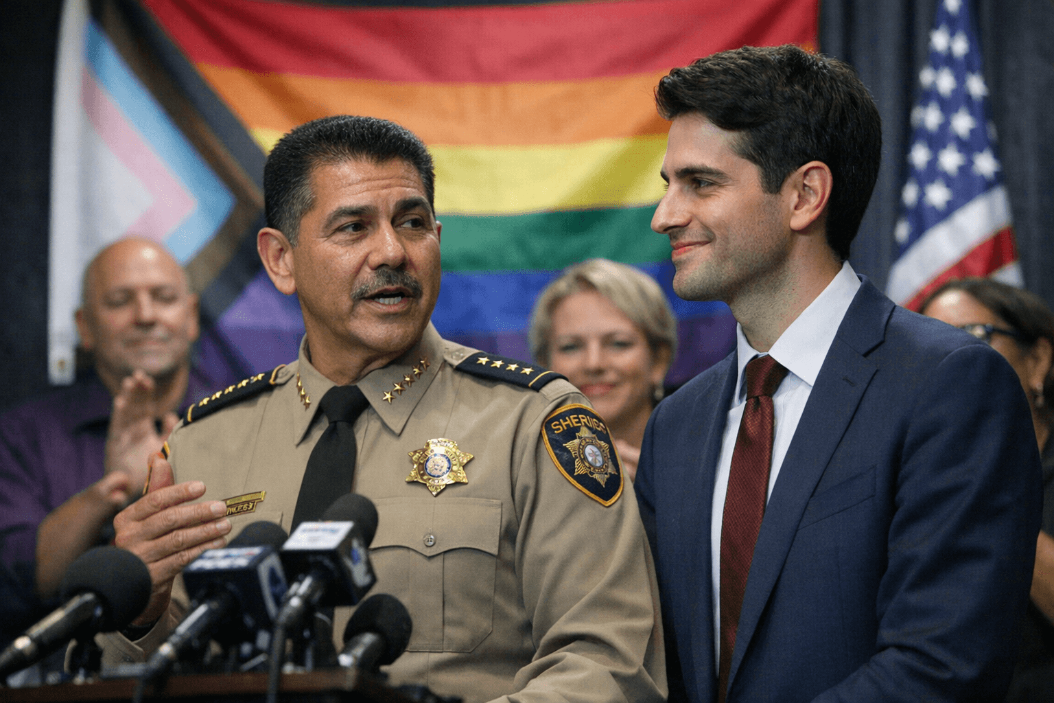Harris County Sheriff Garcia Endorses James Talarico; LGBTQ+ Caucus Backs Candidate