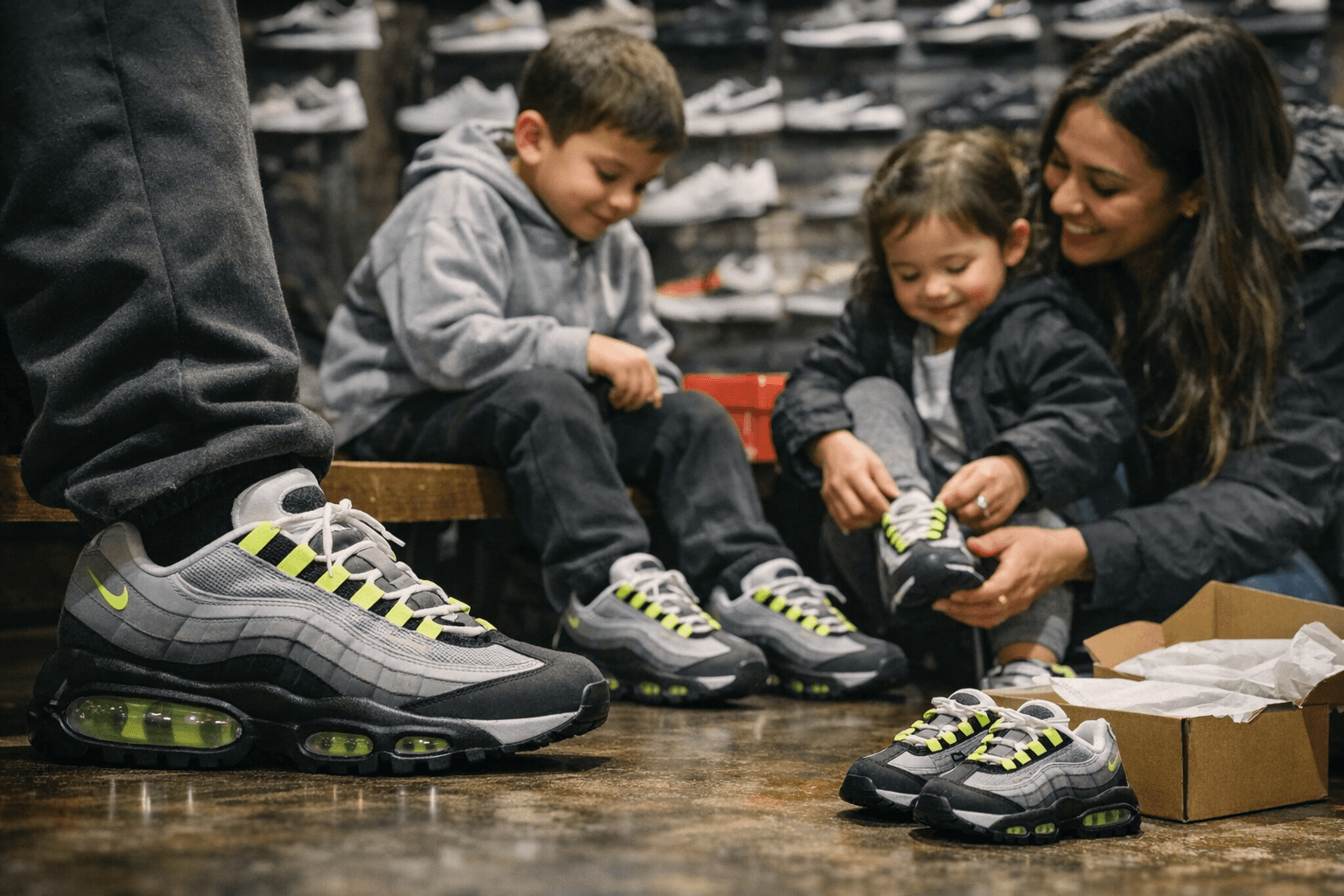 Nike revives Neon Air Max Pack for March 5 release with family sizing