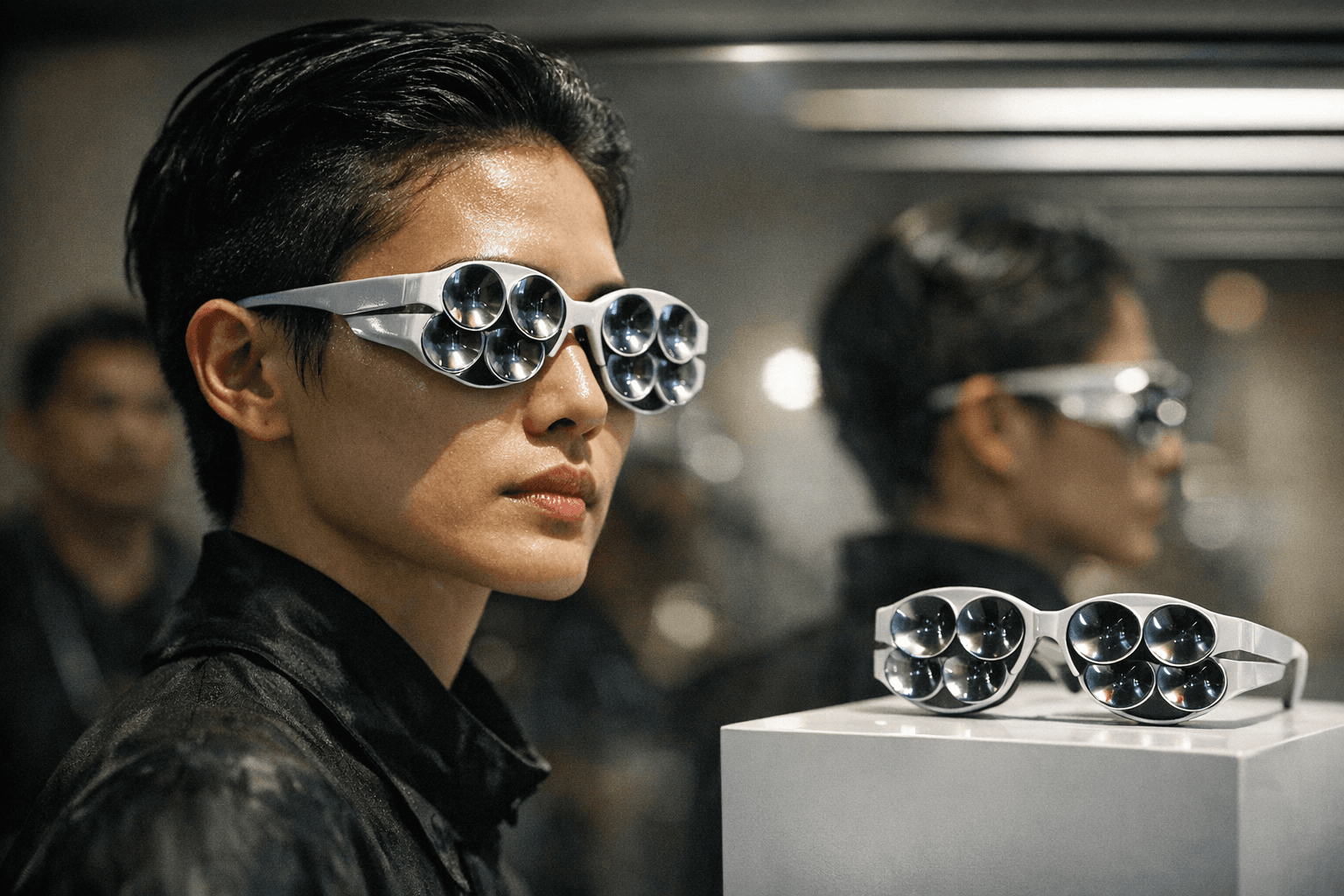 Issey Miyake unveils UROKO 3D‑printed eyewear featuring eight concave lenses