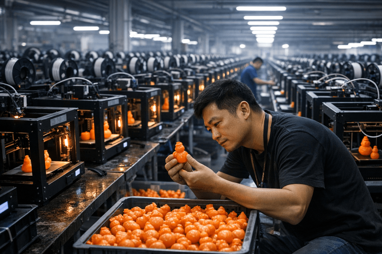 Shenzhen 3D Printer Farm Runs 5,000 Machines, Plans 10,000 Expansion