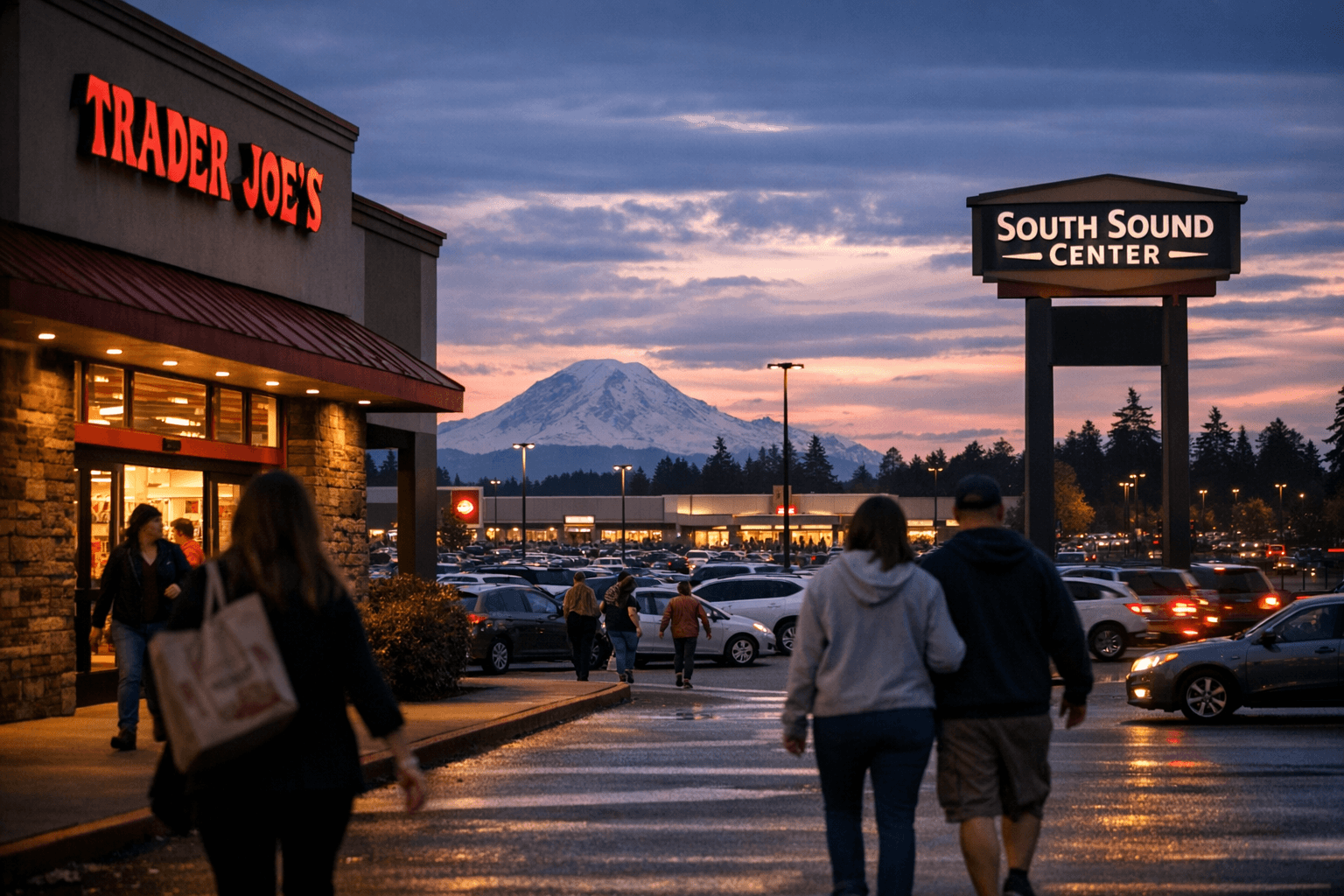 Trader Joe's-anchored South Sound Center in Lacey listed on best-offer basis