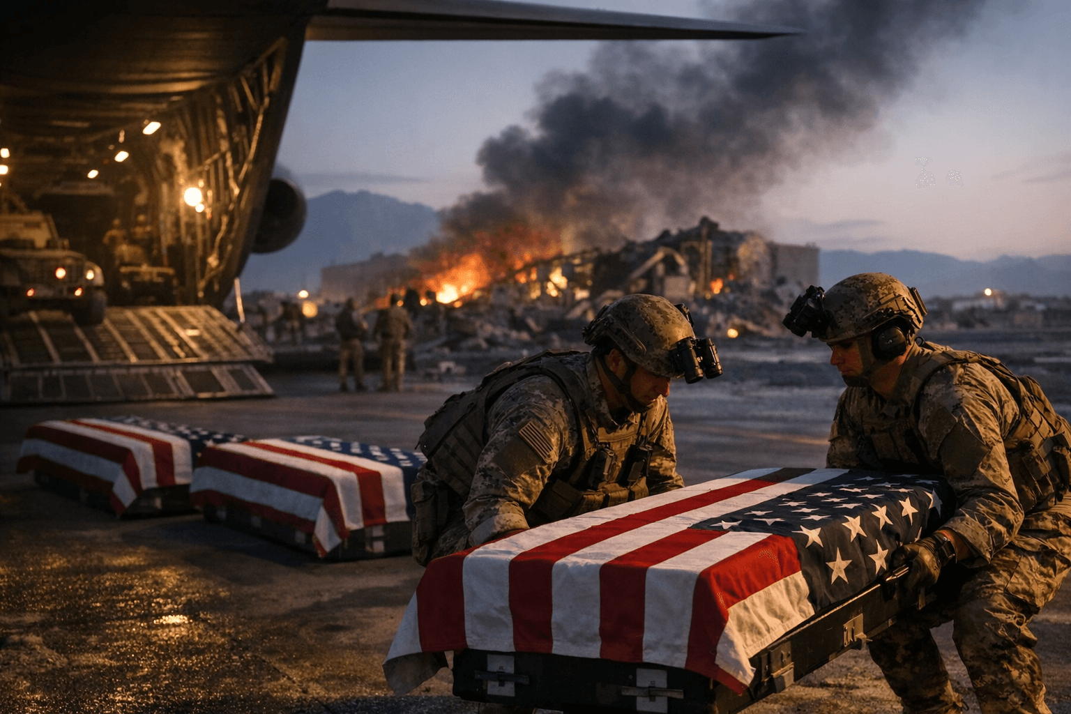 Six U.S. service members killed in Iran conflict, remains of two recovered