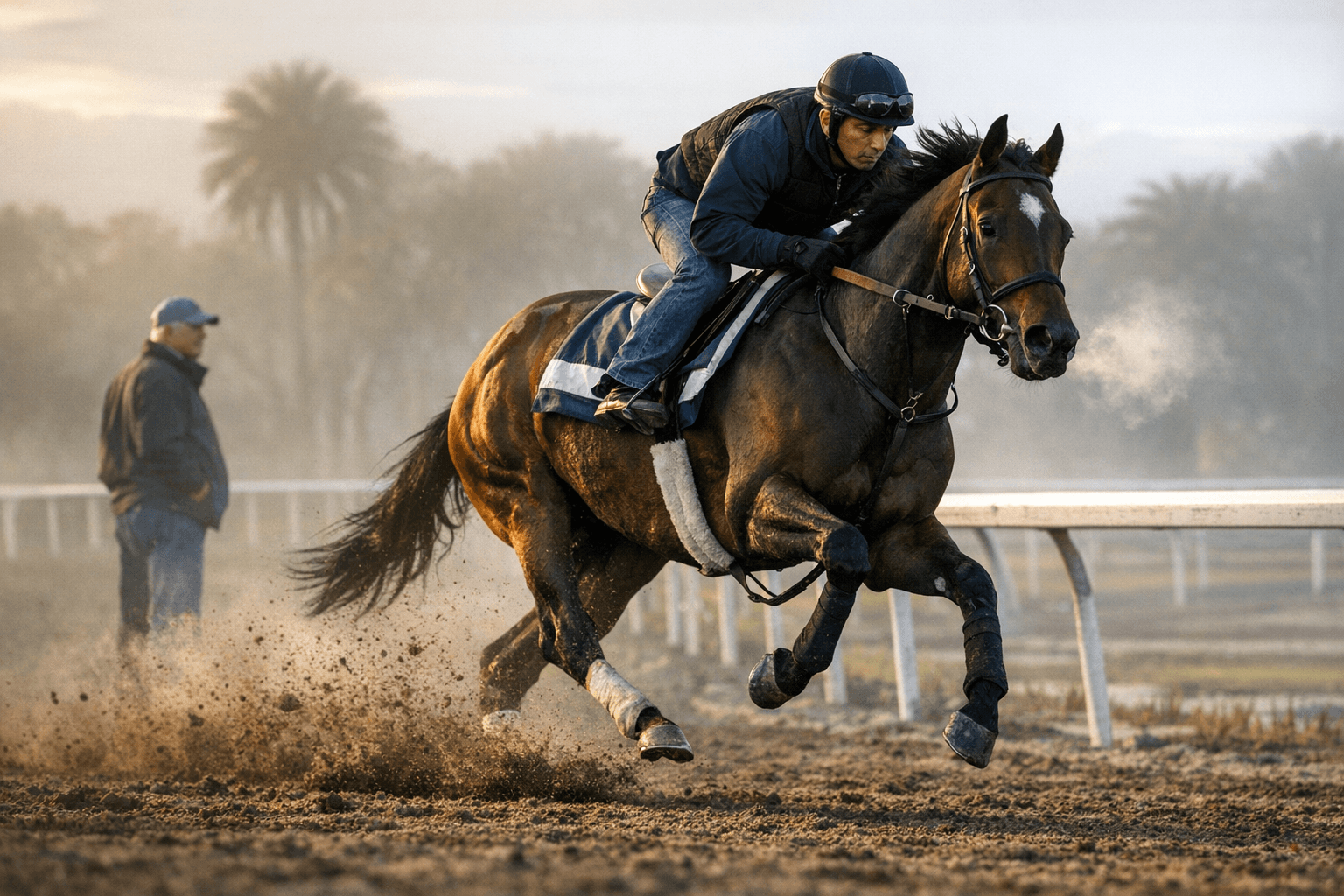Horse of the Year Sovereignty Returns to Training, Targets Oaklawn in April