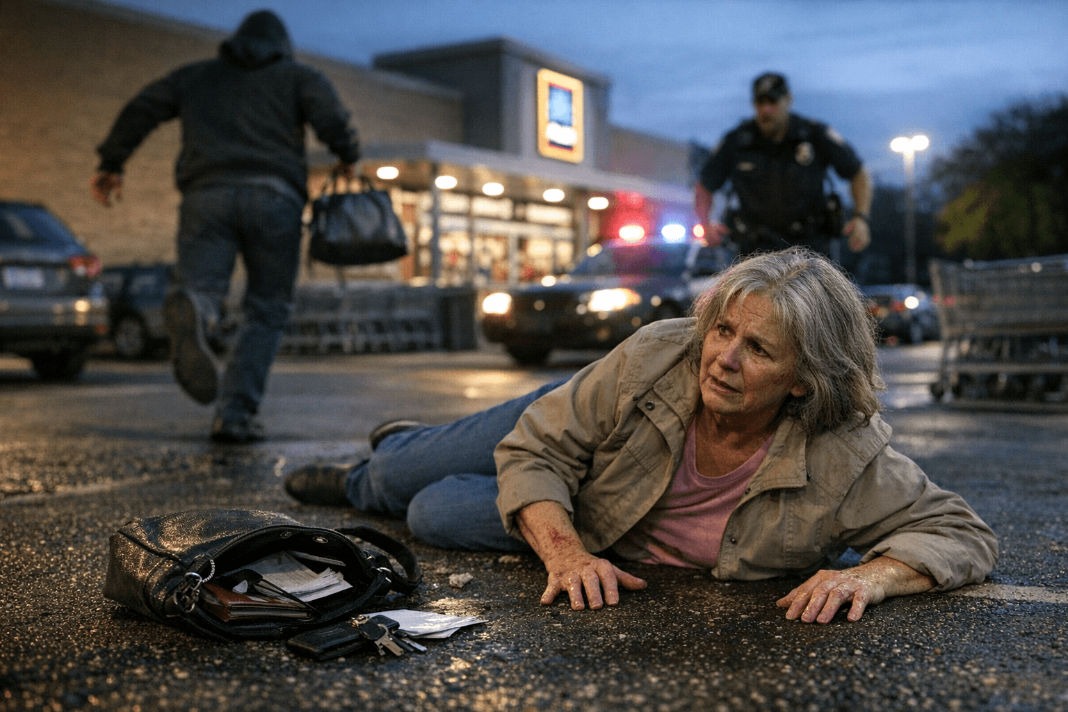 Woman Pushed to Ground, Purse Snatched at Jacksonville Aldi; Police Seek Tips