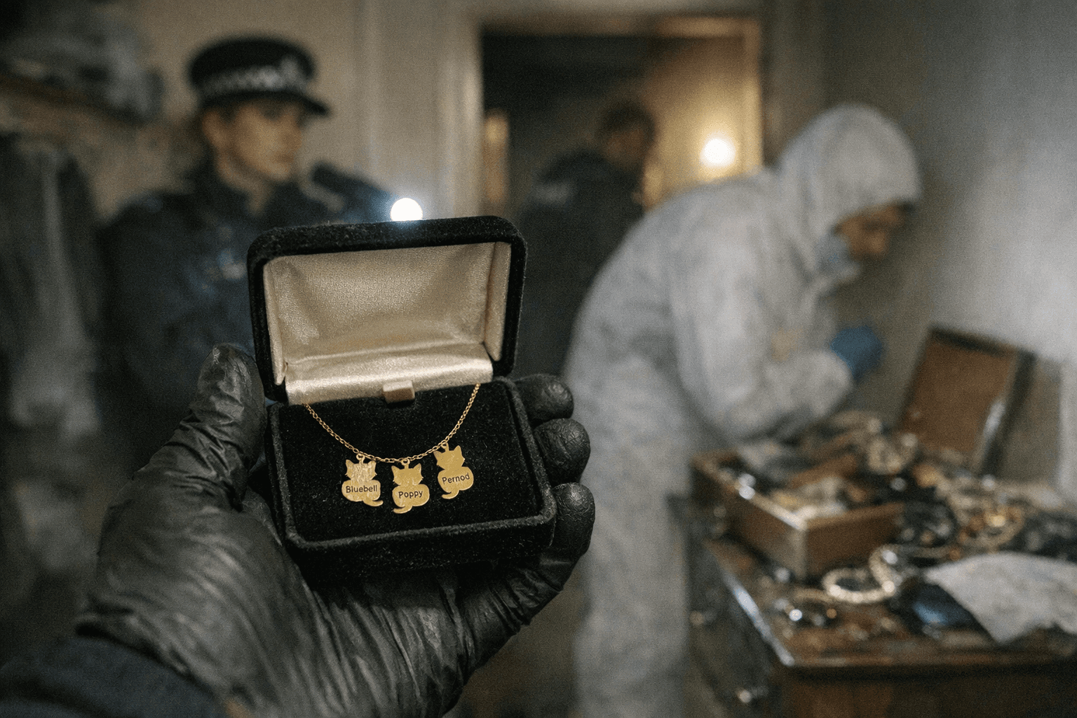 Police Appeal After Gold Necklace Named Bluebell, Poppy, Pernod Stolen