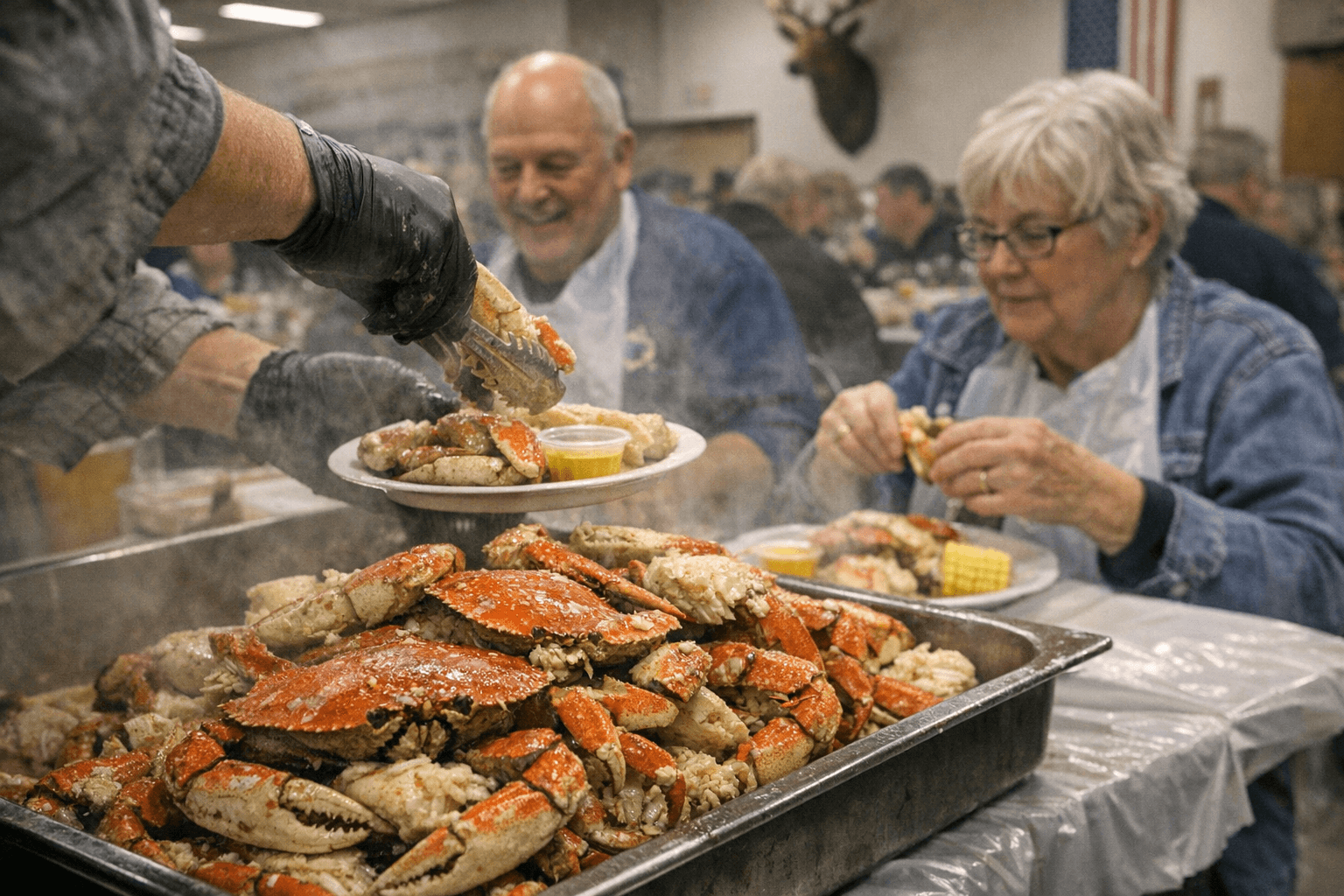 Oak Harbor Lions Host Diamond Jubilee Seafood Extravaganza and Crab Feed