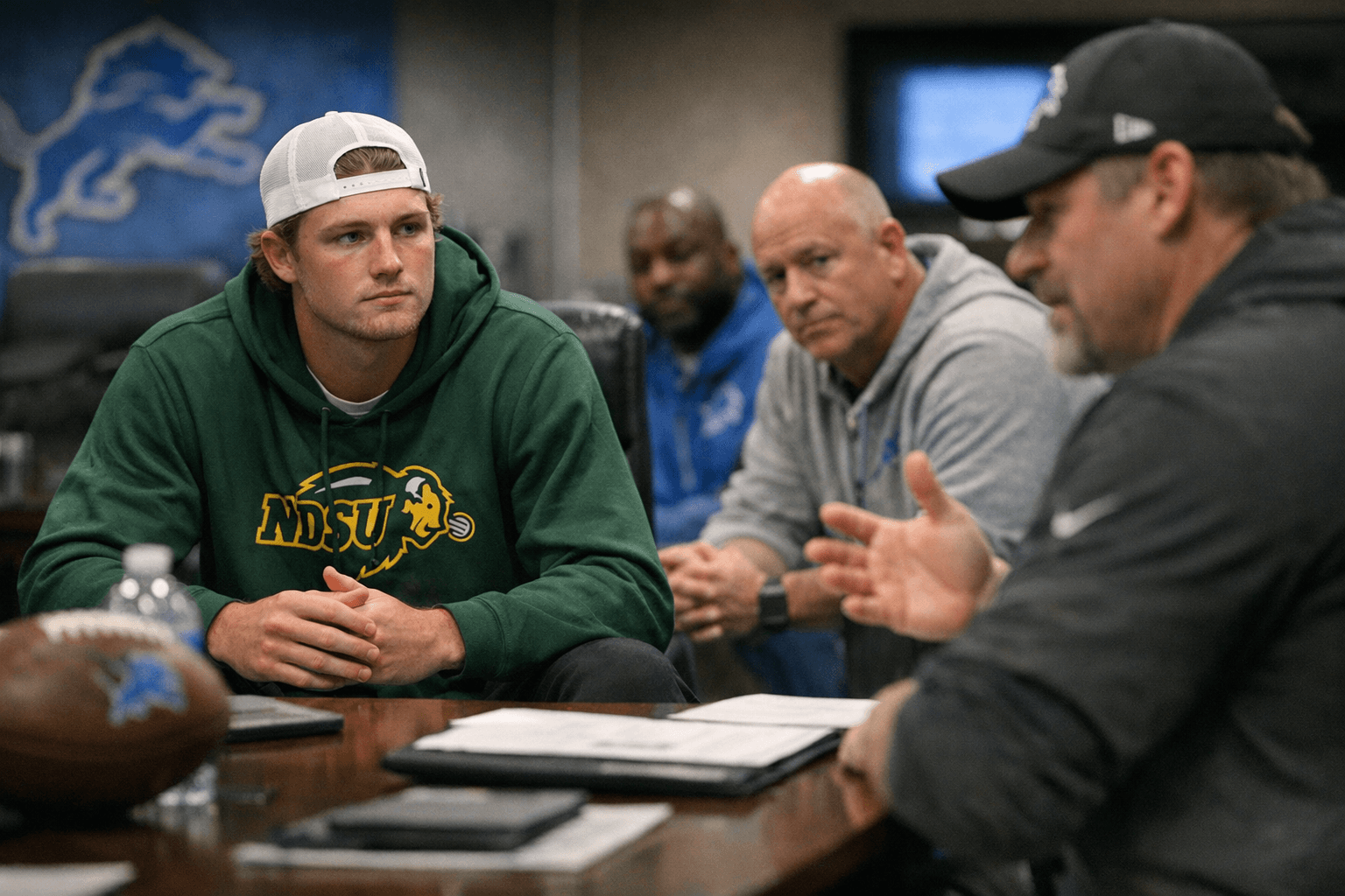 Detroit Lions Hold Formal Meeting With NDSU Quarterback Cole Payton