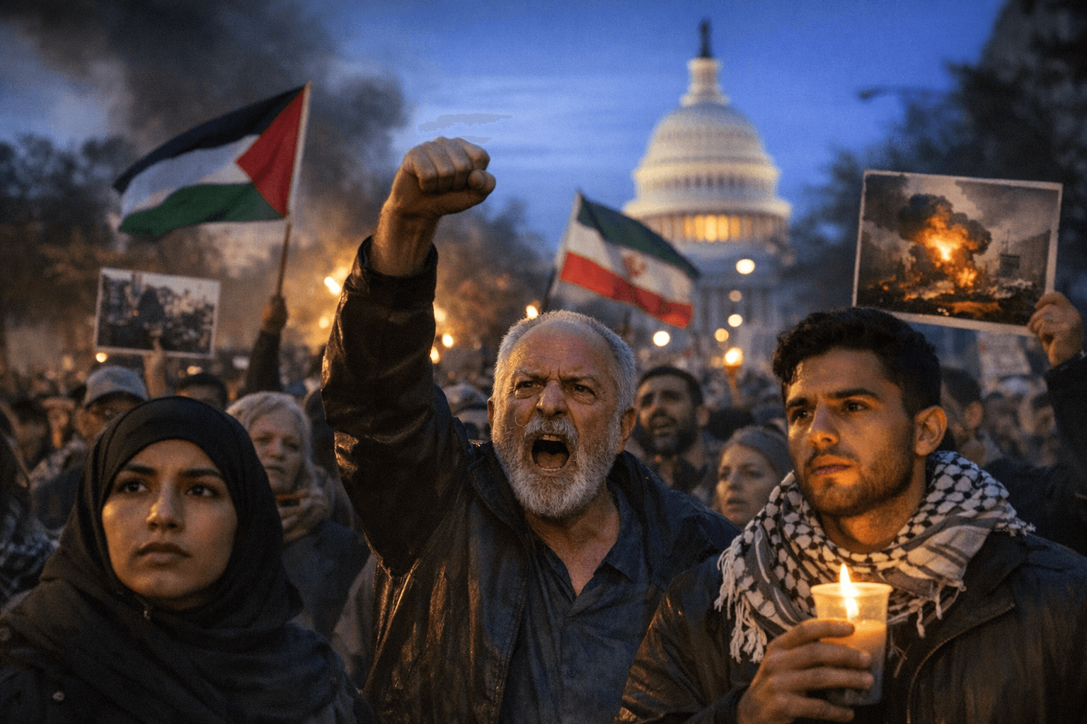 Nationwide U.S. protests demand halt to strikes on Iran