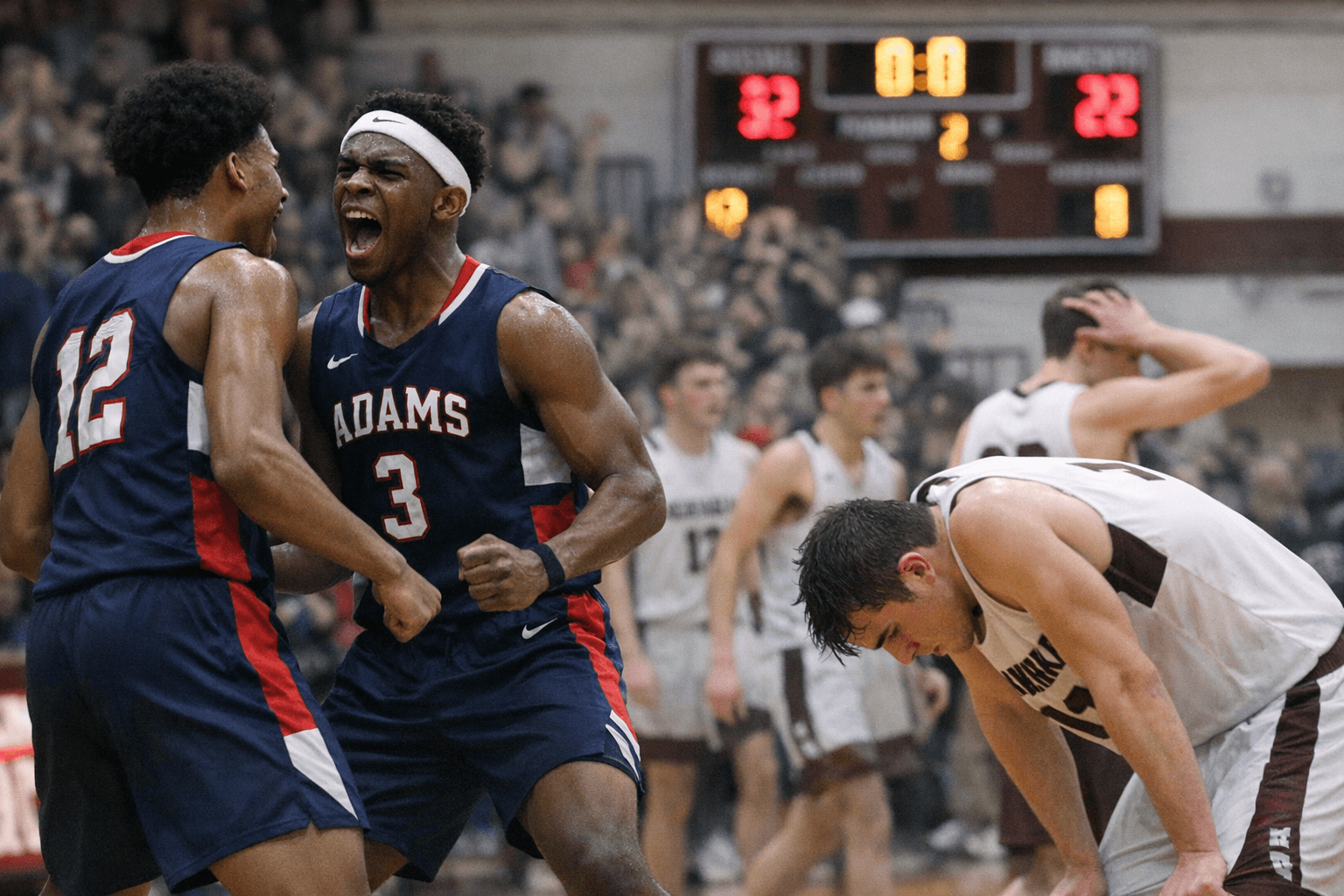 South Bend Adams Survives Mishawaka 57-55 in Class 4A Opener