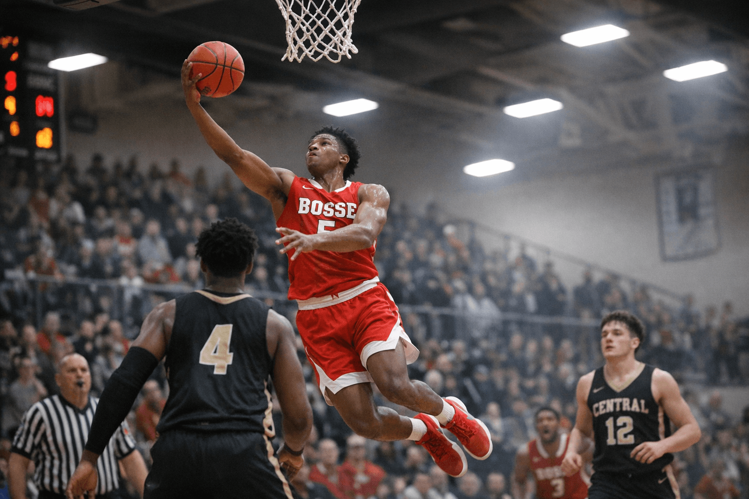 Bosse Cruises Past Evansville Central 76-54 in Sectional 32 Opener