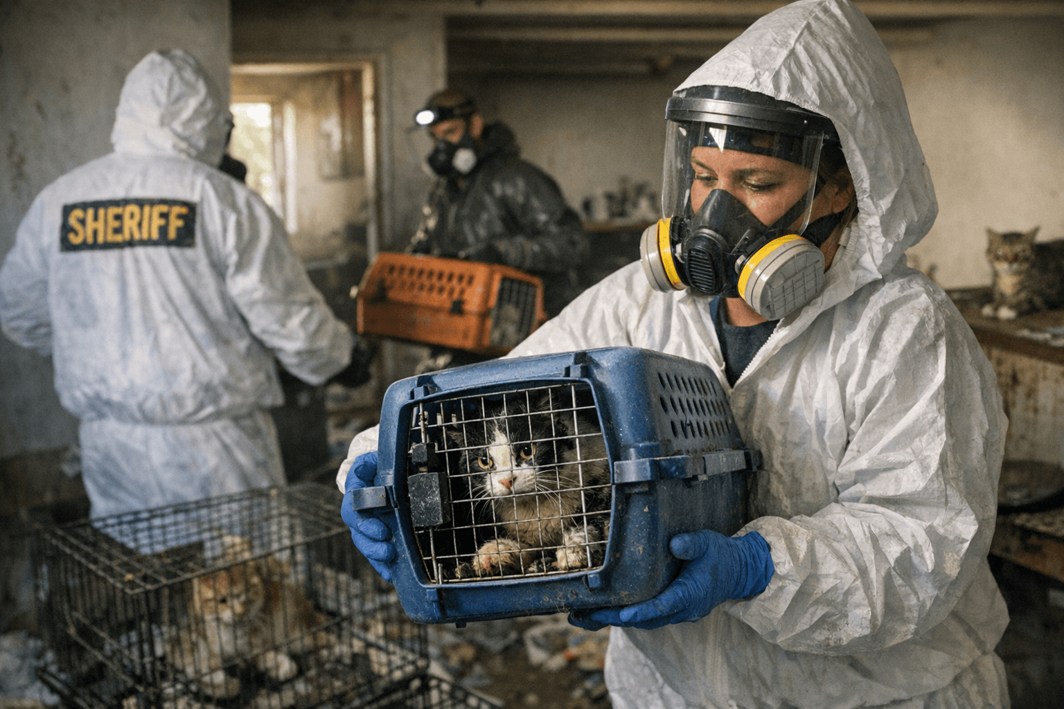 31 Cats Removed From Unsafe Spring Hill Foreclosure, Rehabilitated and Rescued