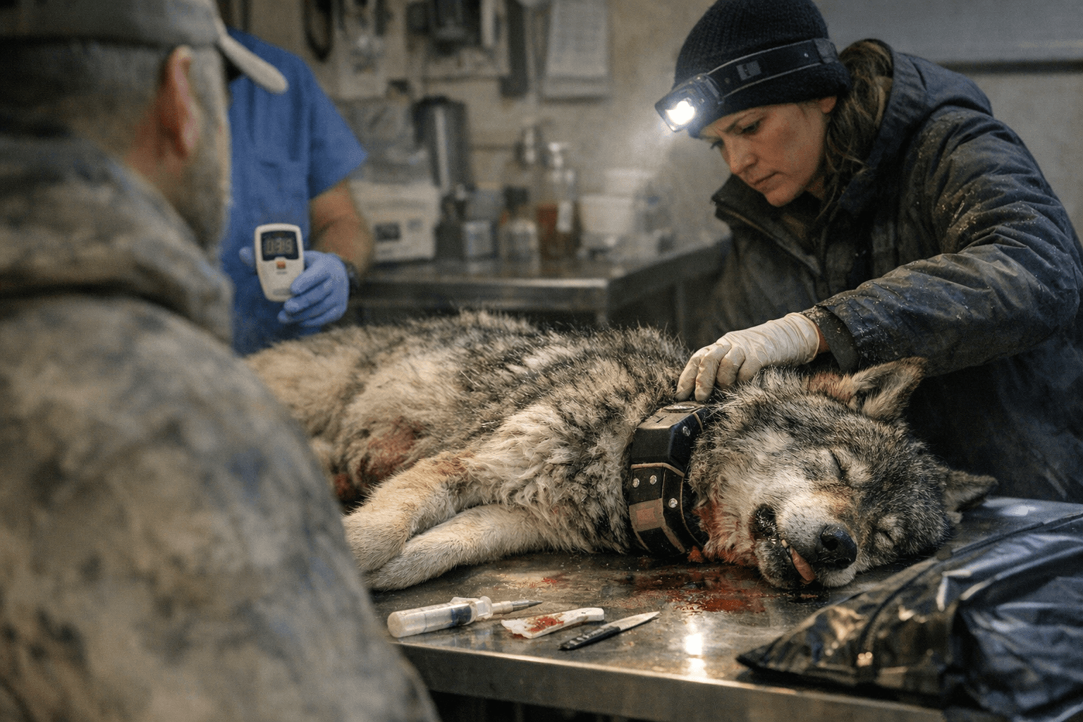 Necropsy: Wolf #2305, King Mountain Pack Breeding Male, Died From Capture-Related Complications