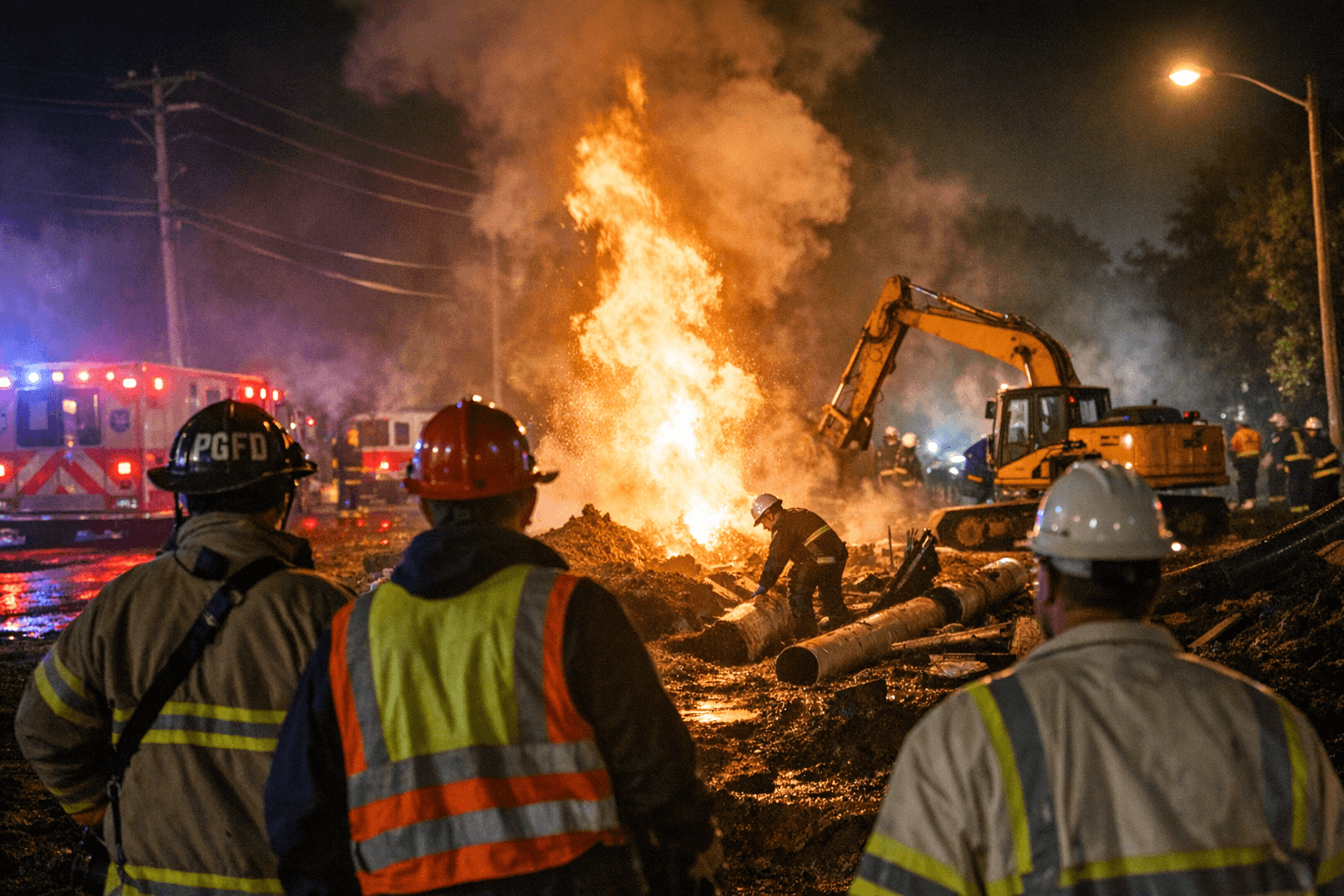 Gas-Line Explosion in Prince George's County Leaves Hundreds Without Gas