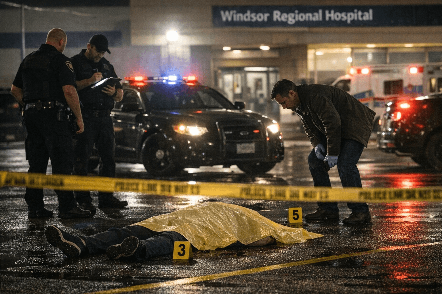 Two Men Charged With First-Degree Murder in Windsor Hospital Parking-Lot Homicide