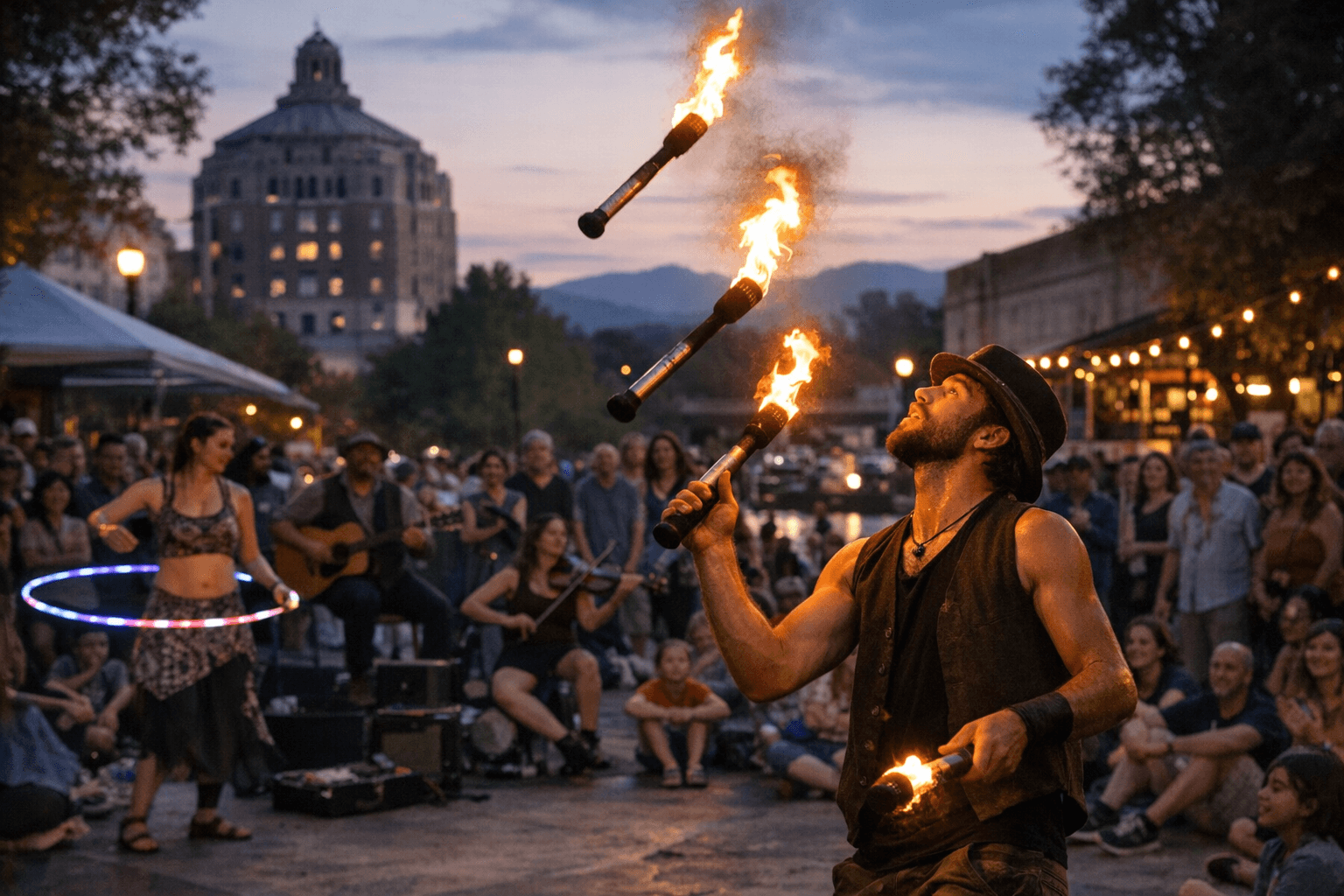 Inaugural Asheville Buskerfest to Fill Downtown and River Arts District May 2-3