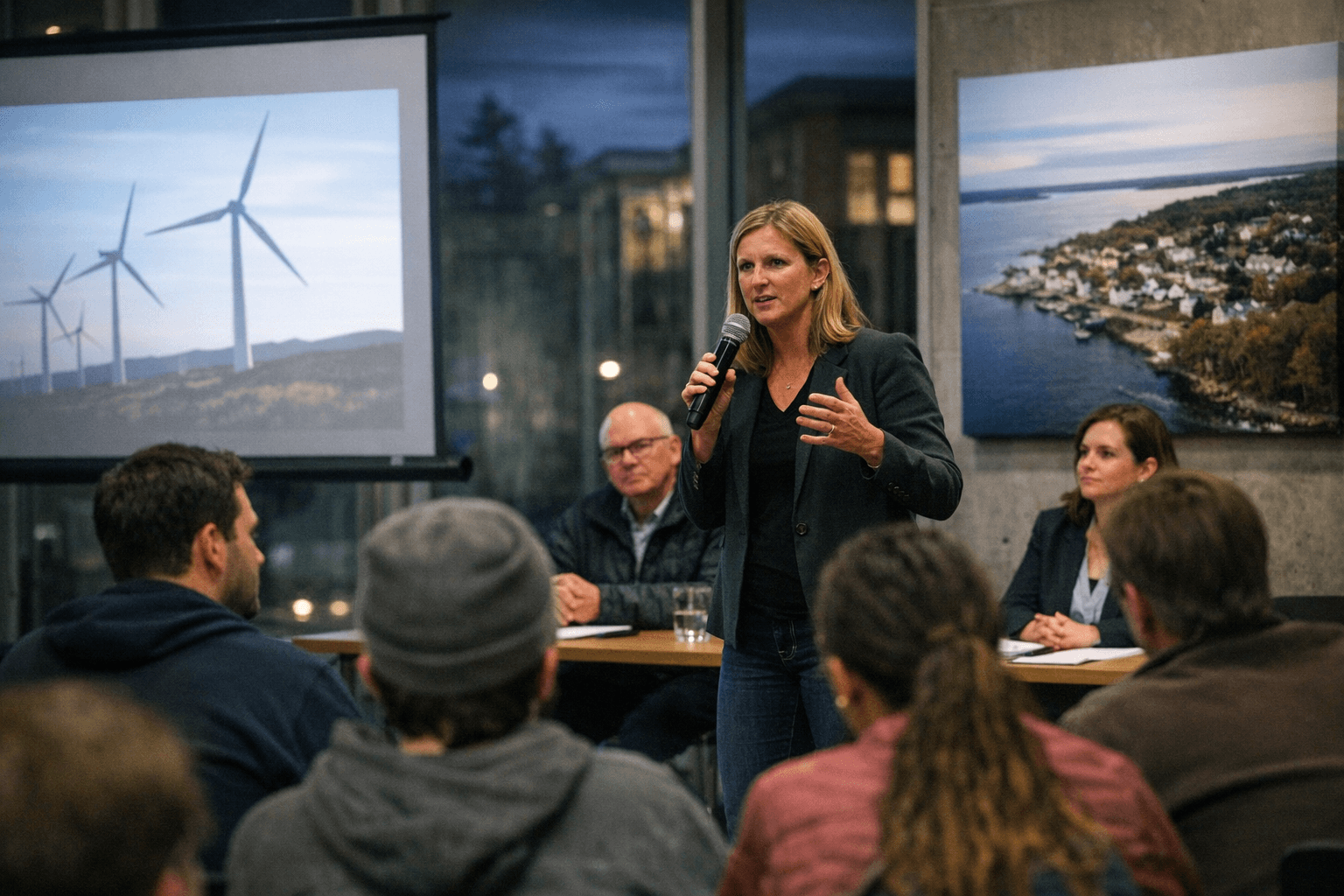 Hannah Pingree Holds Bowdoin Town Hall on Climate, Housing, Jobs