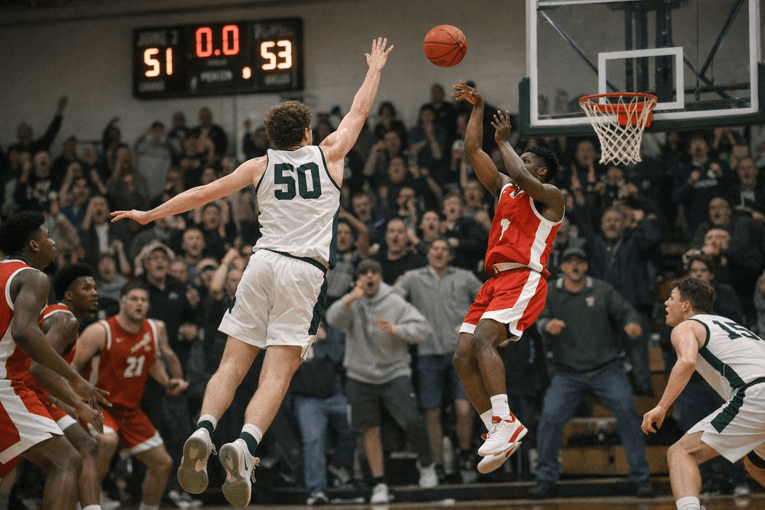 Don Bowling's Buzzer-Beater Lifts Anderson Past Pendleton Heights 53-51