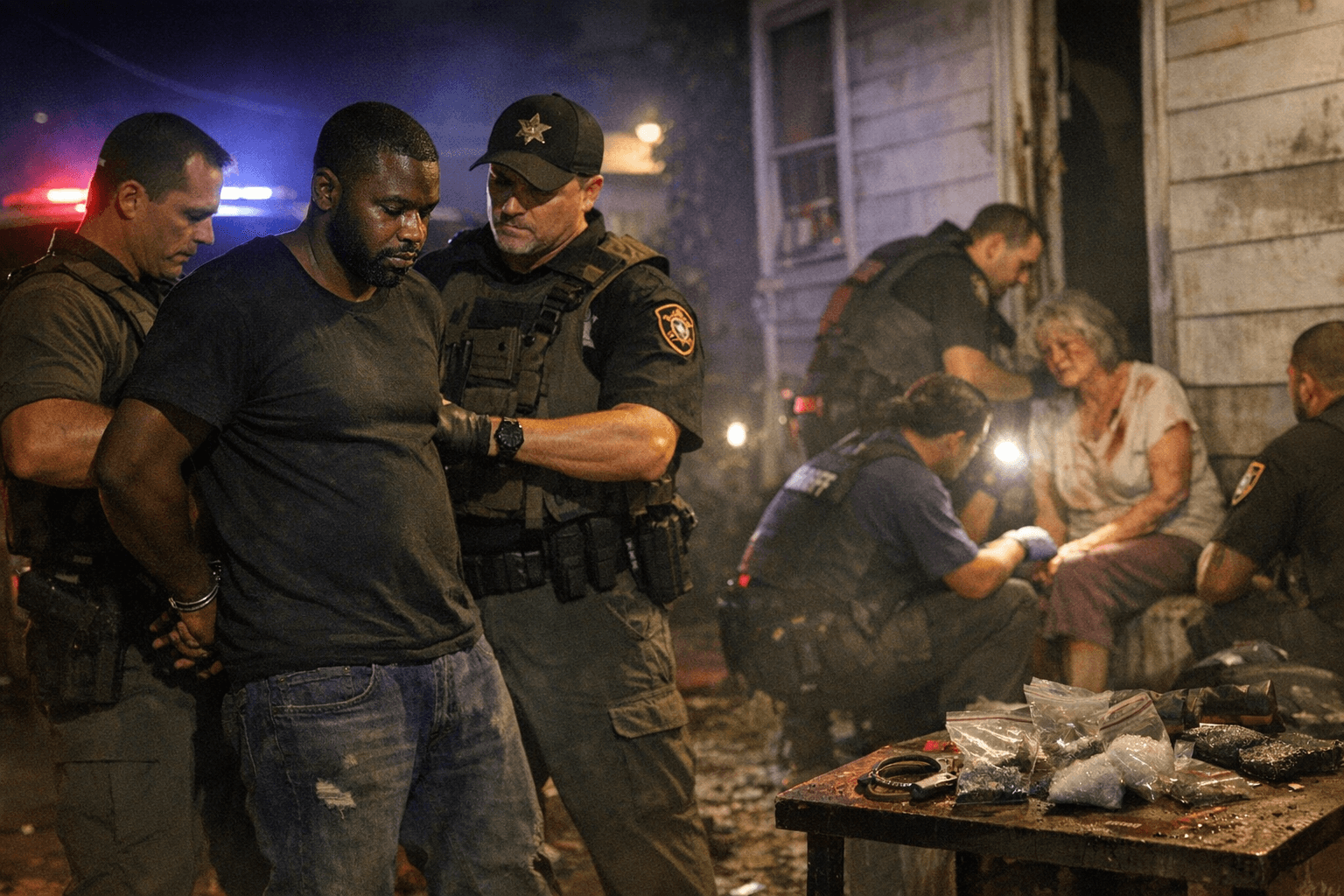 Monroe County Deputies Arrest Two for Threats, Seven in Drug Bust