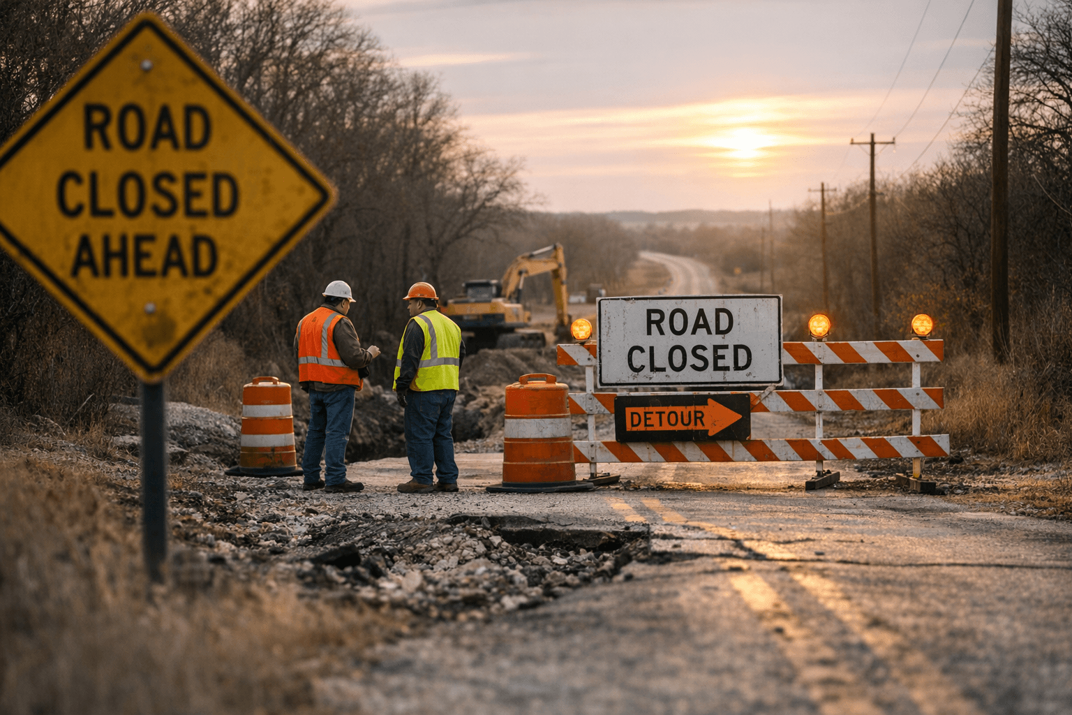 Coryell County to close County Road 102 March 4-13 for scheduled maintenance