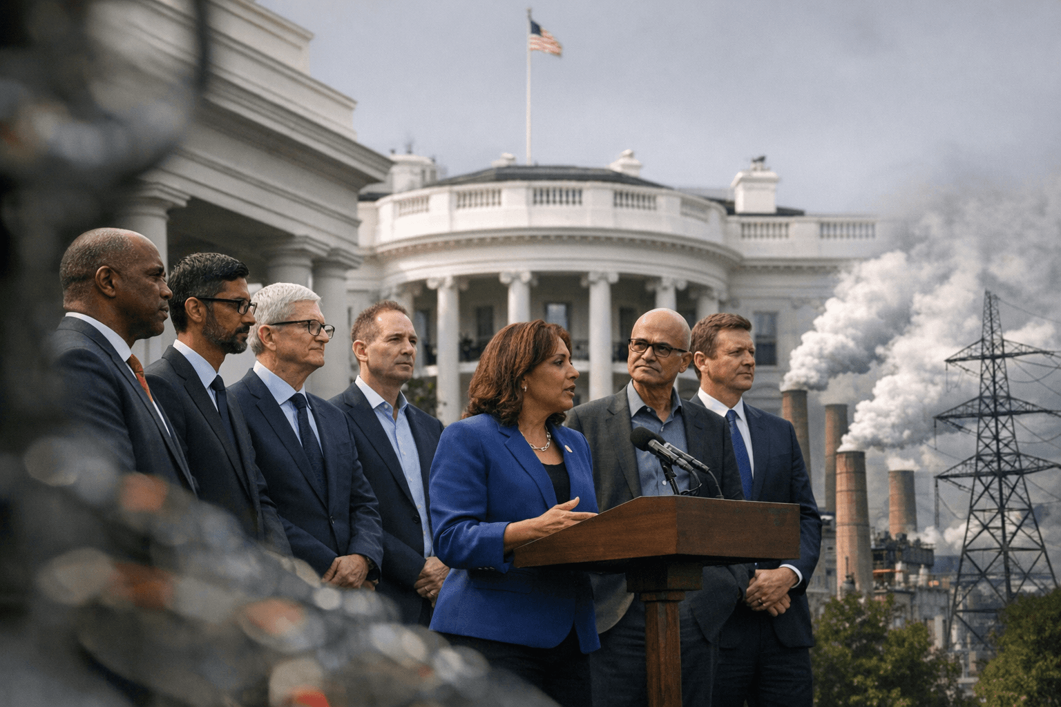 Big Tech signs White House ratepayer pledge to cover AI power costs