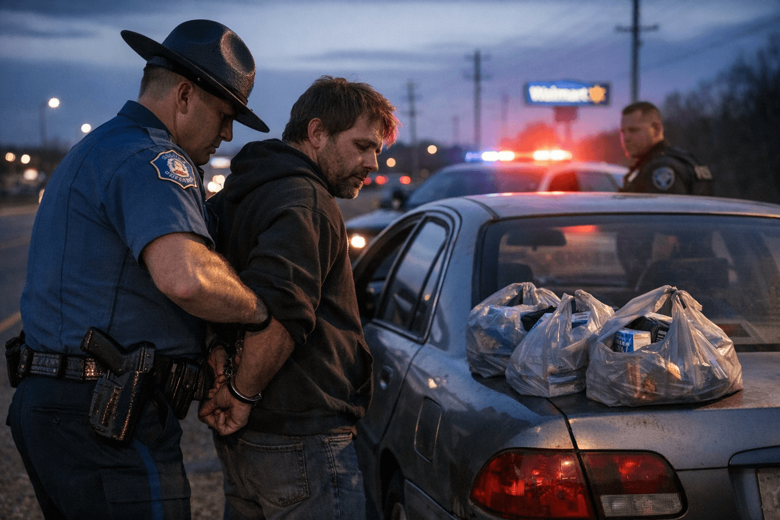 Jonesboro Trooper Stops Out-of-Town Suspect After $484 Walmart Theft; Bail $10K Cash-Only