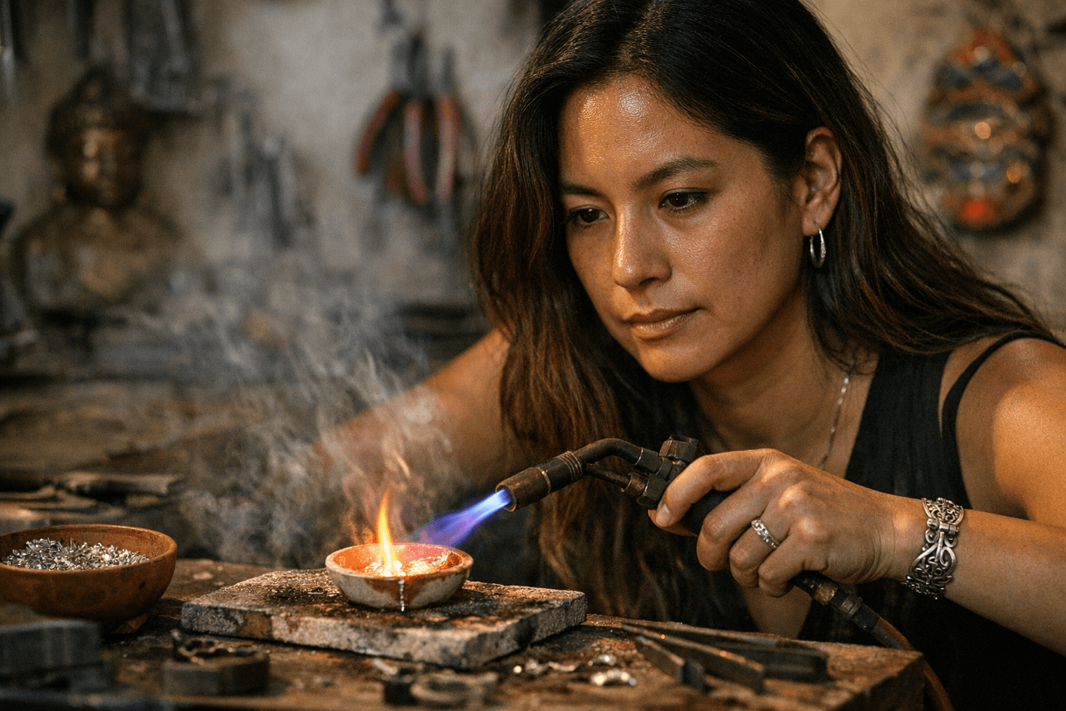 Claudia Ley Melds Chinese and Mexican American Heritage Into Silver Jewelry