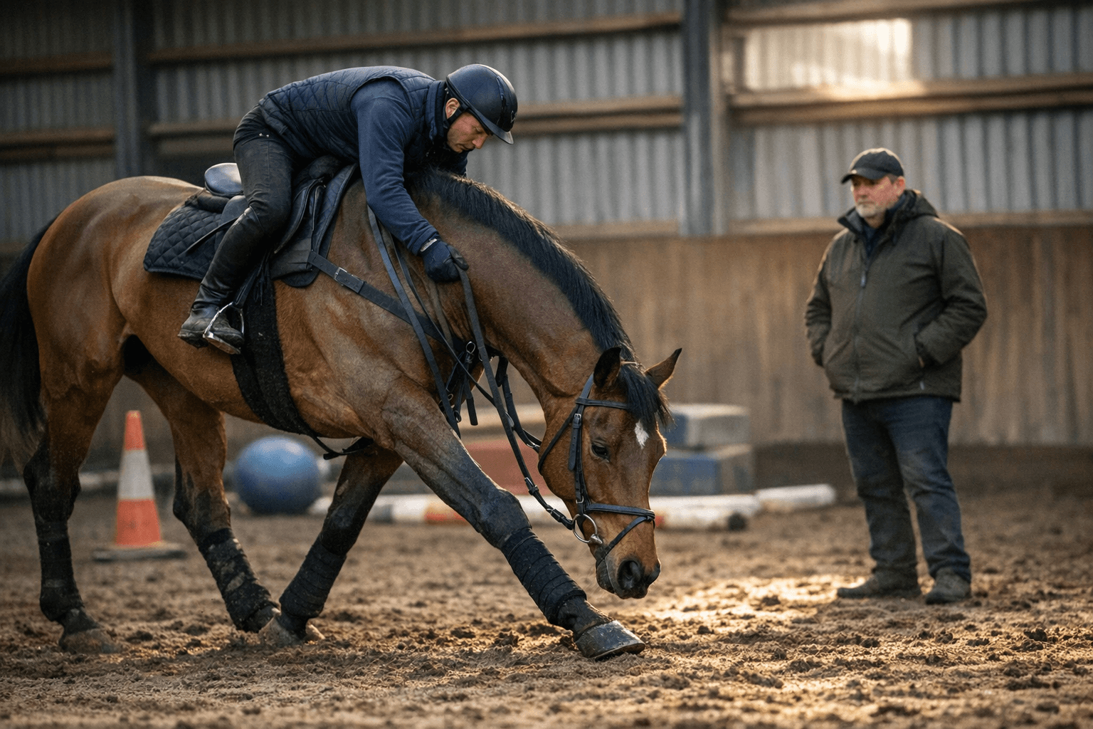 Envoi Allen Impresses in Pilates-Style Flat Work Before Cheltenham