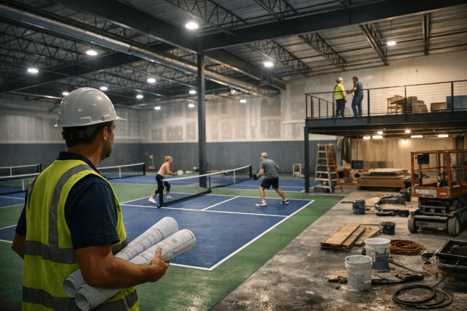 BuxMont Pickleball Club nears completion of 10,000-square-foot indoor facility in Horsham