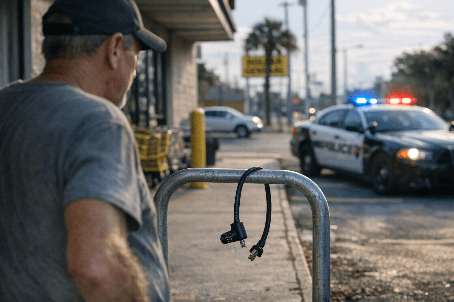 Daytona Beach customer's bicycle stolen outside store near Dollar General