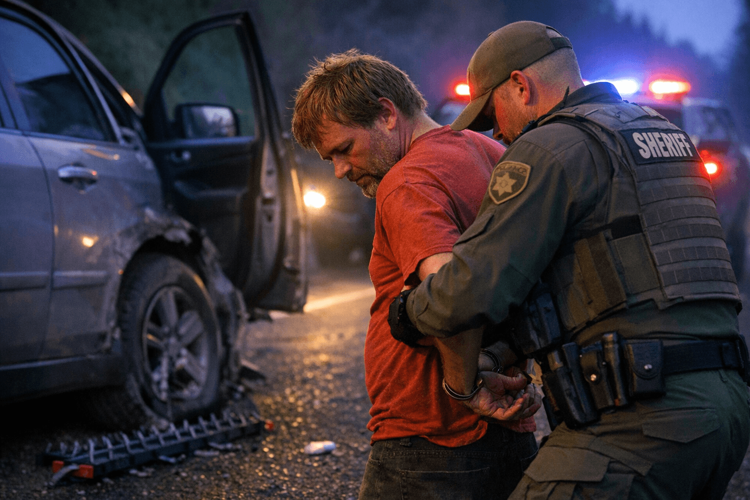 Vehicle Linked to Eugene Pursuit Stopped in Veneta; Springfield Man Arrested