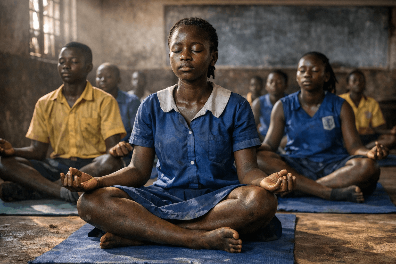 12-Week School Yoga Pilot in Sierra Leone Lowers Student Stress