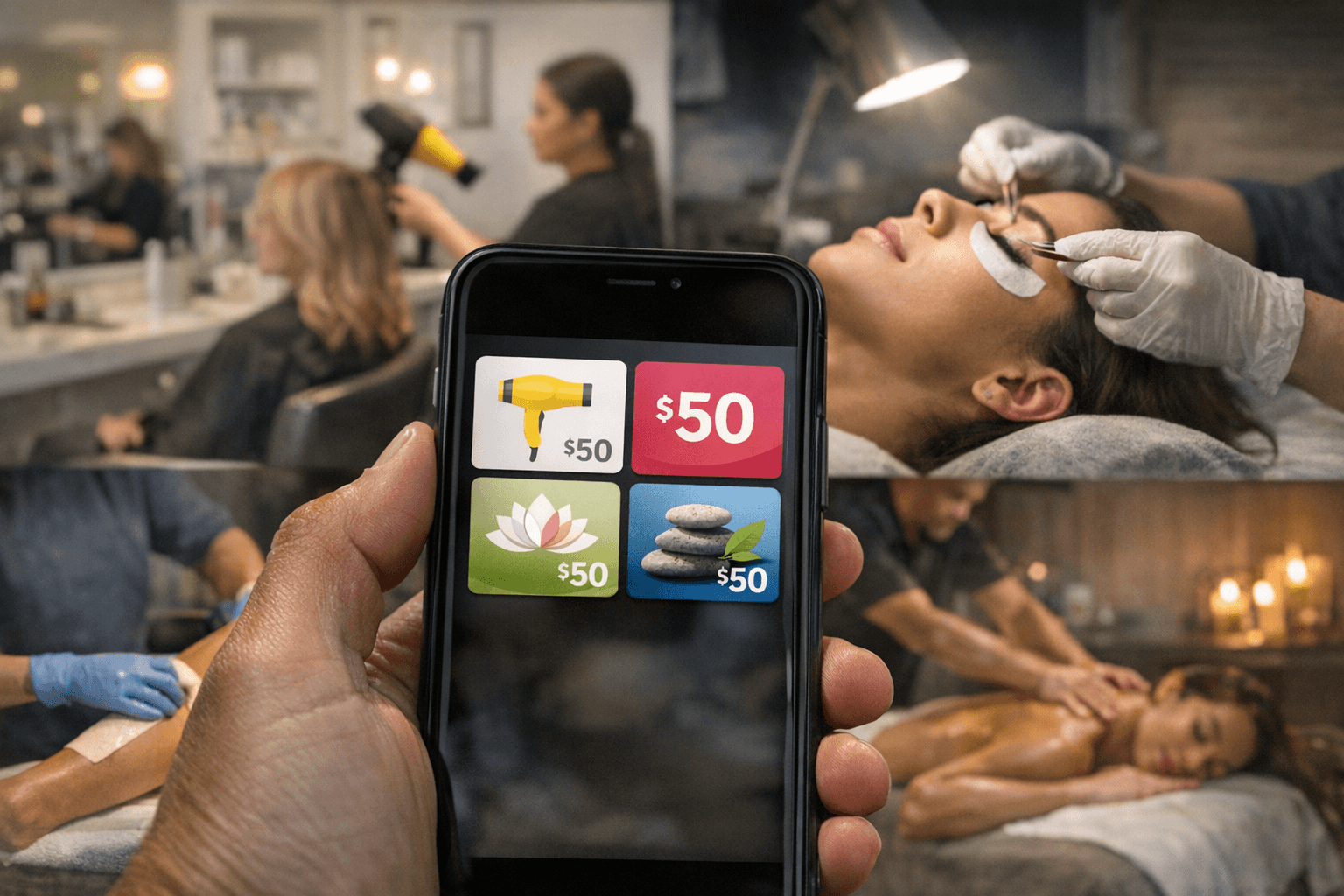 Gift of Glow $200 Multi-Brand Wellness Card Redeemable at Four Brands