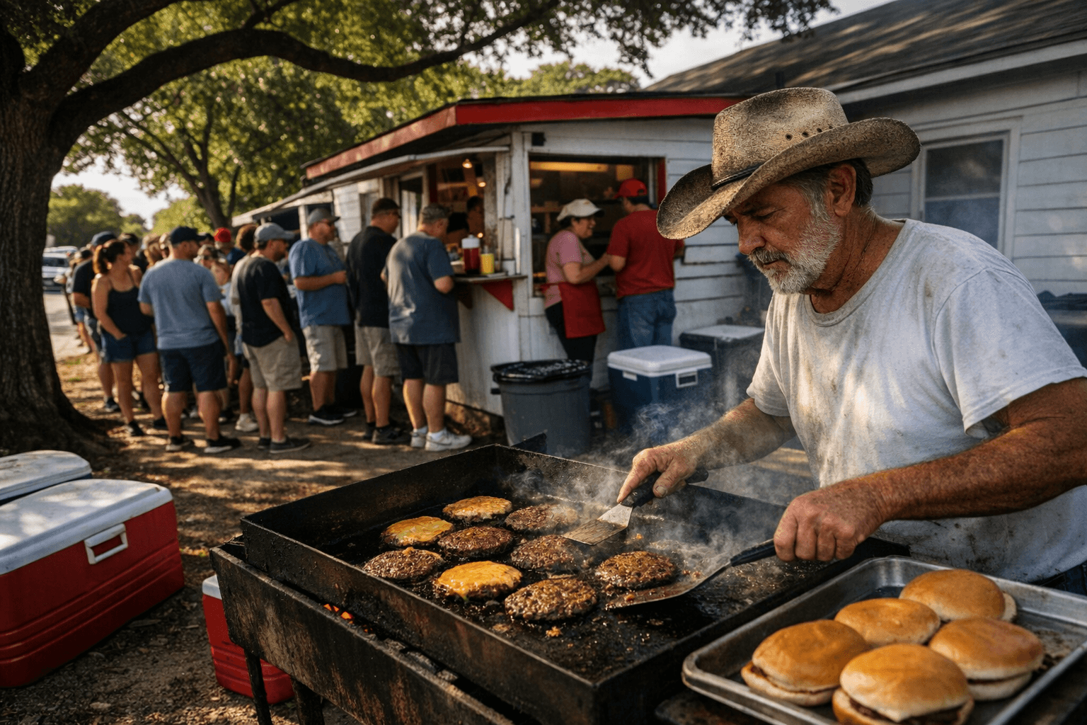 Rockwall's Boots Burgers Front-Yard Lunch-Only Stand Goes Viral Over Zoning Loophole