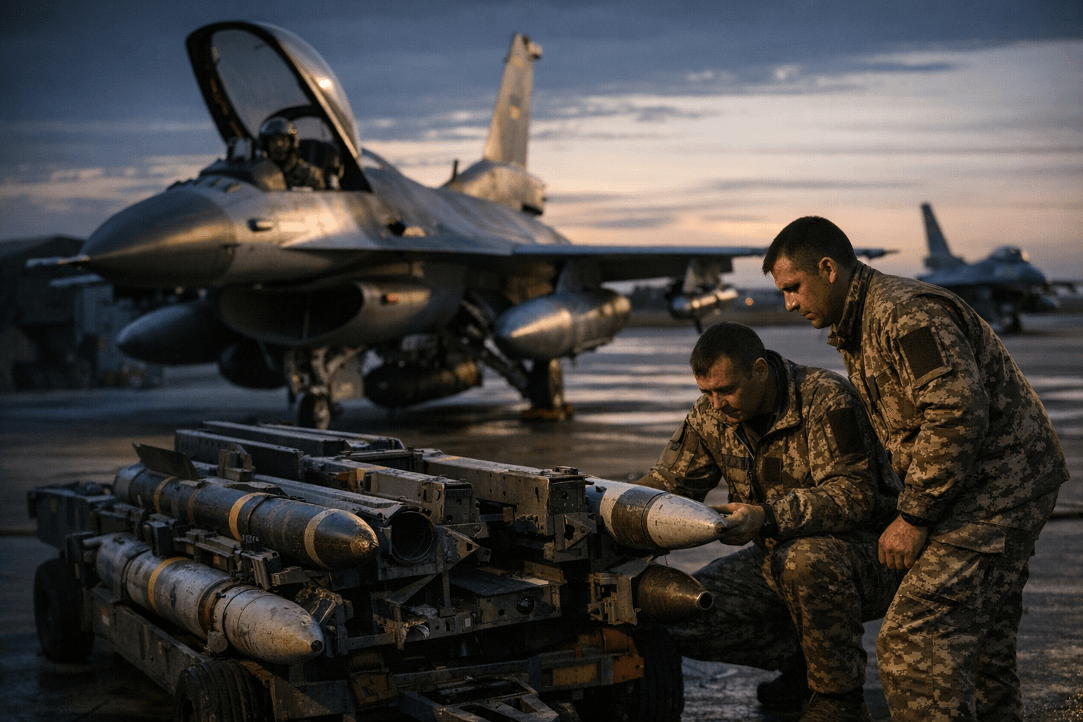 Ukraine’s F-16s ran critically short of U.S. missiles for weeks