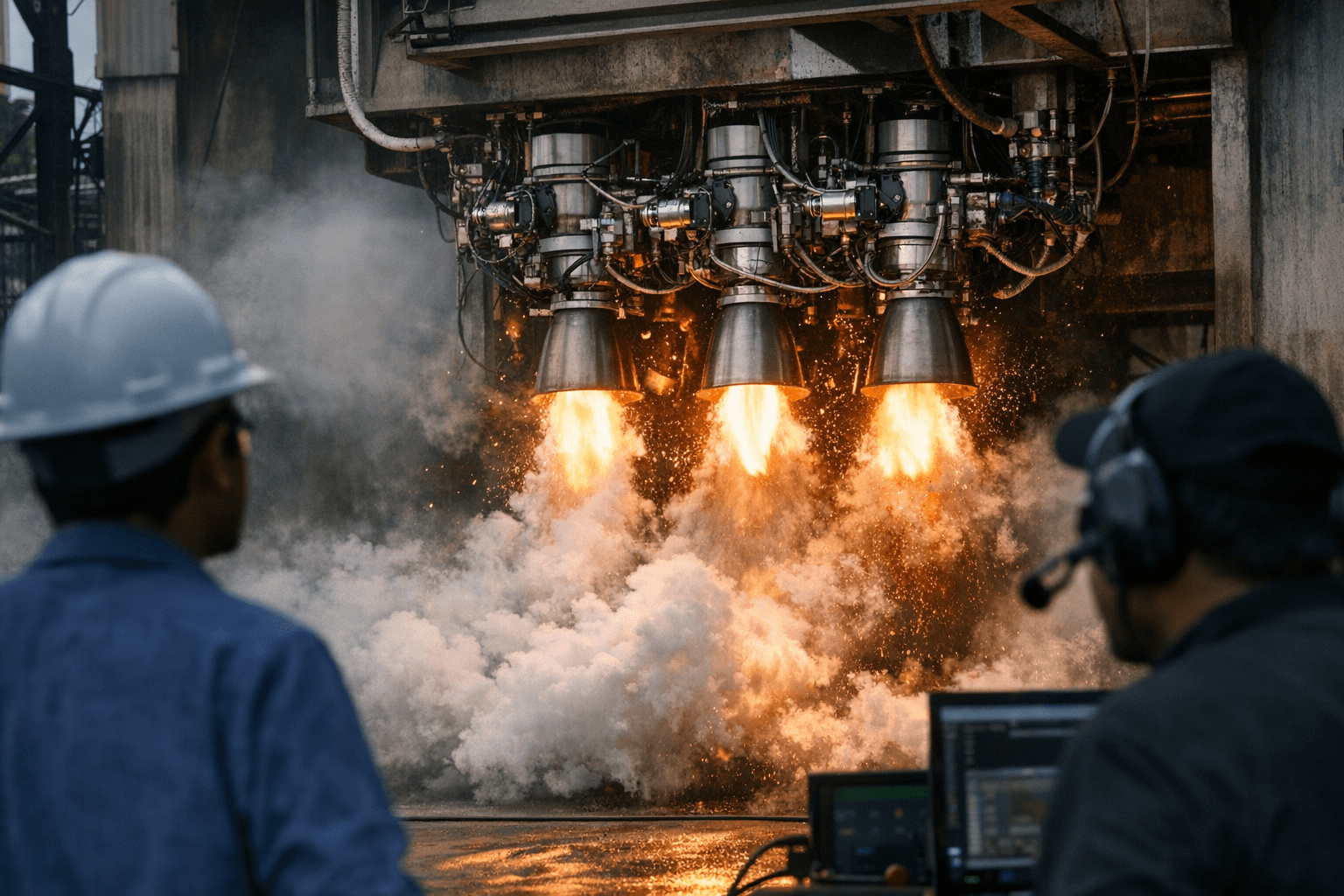 AgniKul Cosmos Fires Clustered Electric Pump-Fed 3D-Printed Semi-Cryogenic Engines