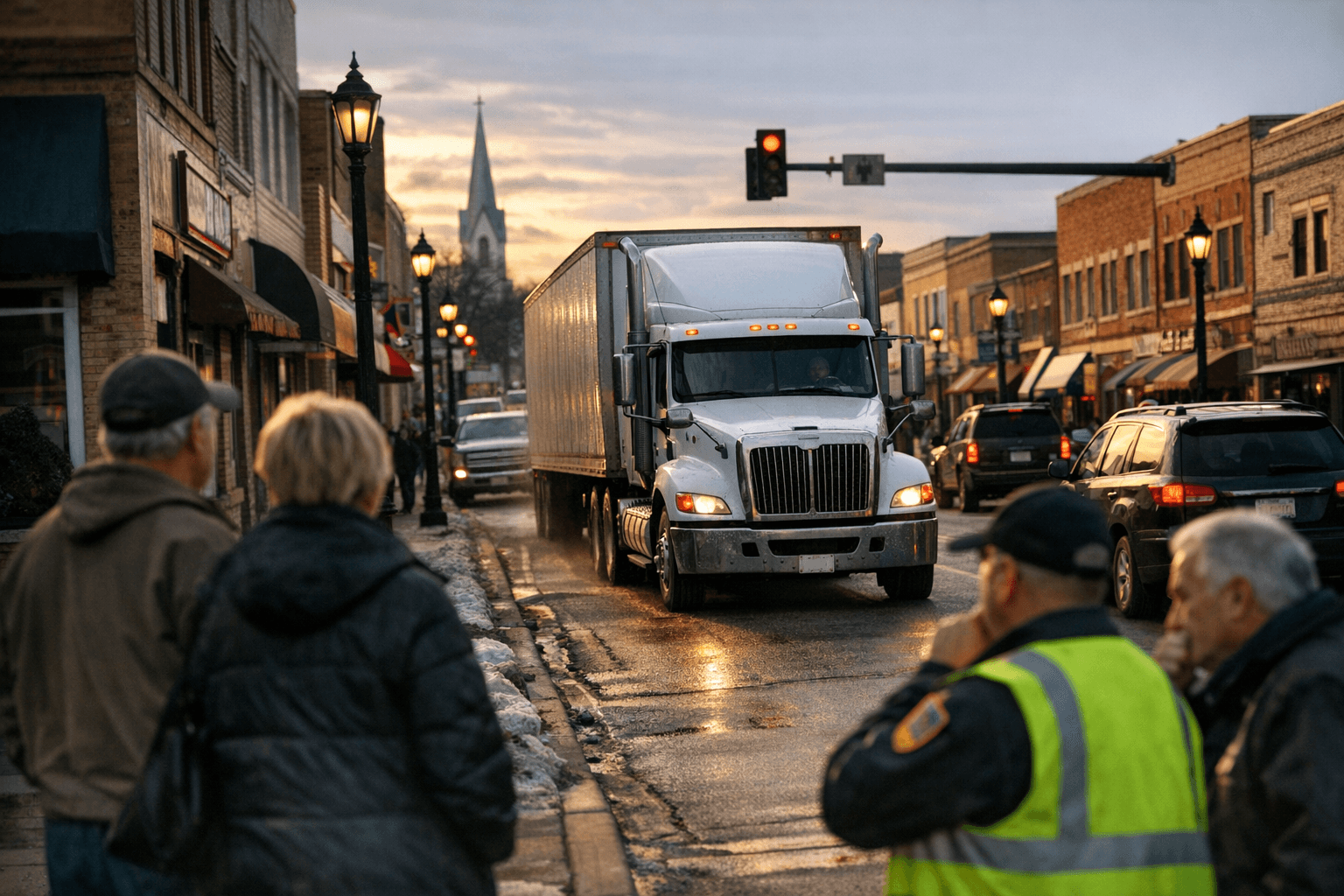 Perham Poll Backs Rerouting Semis Off Main Street; Officials Cite Obstacles