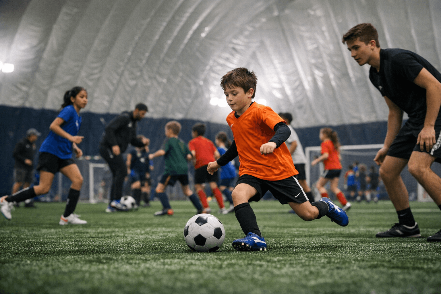 Free Youth Soccer Day at Nelson Family Bubble March 8 for Ages 6–17