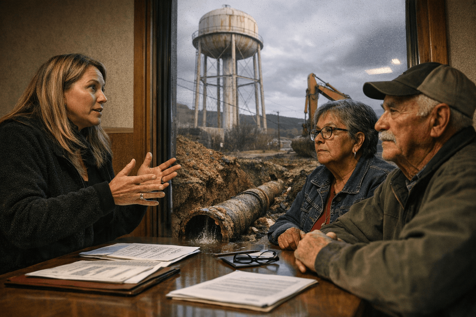 Aguilar trustees address state sanitary concerns, plan infrastructure funding steps