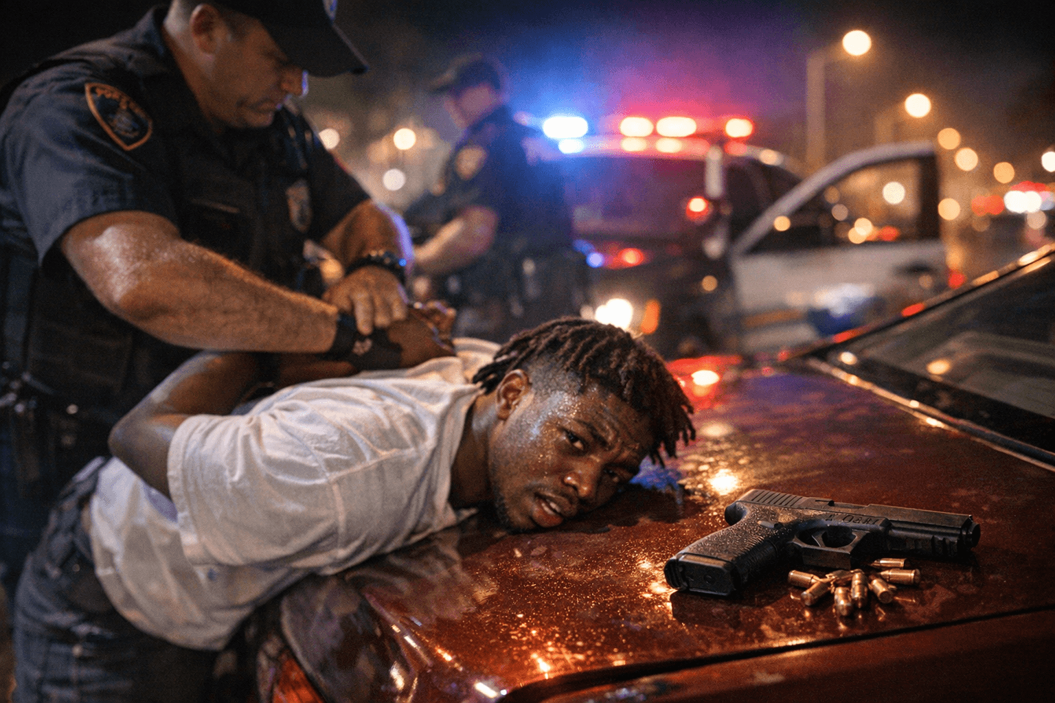 Springfield Man Arrested After Aggravated Assault, Hit-and-Run and Chase; Firearm Recovered