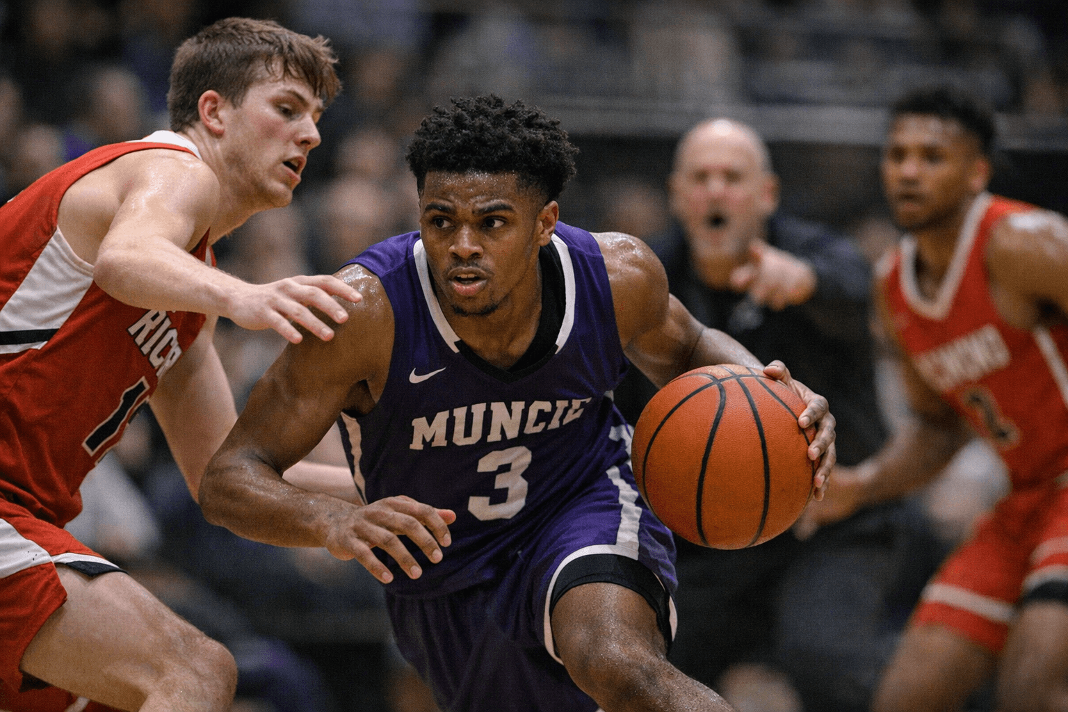 Shemar Taylor's 19 Points, Five Steals Lift Muncie Central Past Richmond