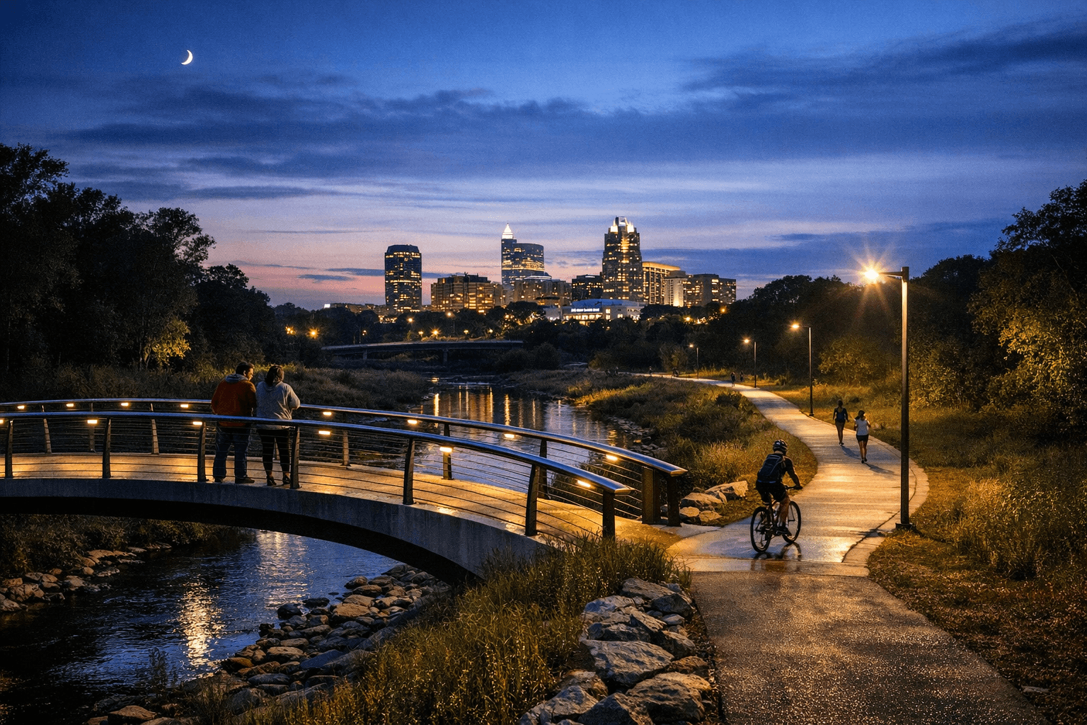 Raleigh to Upgrade Bailey Drive Gateway at Walnut Creek, Joins Lights Out