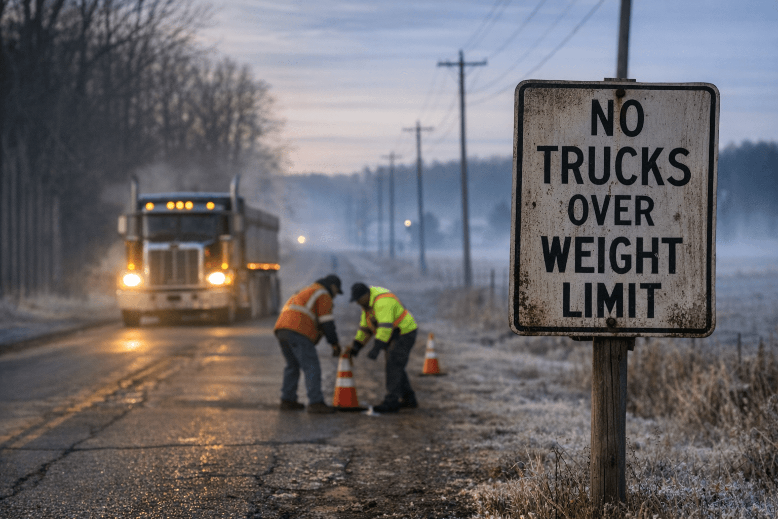 Menominee County Imposes Temporary Weight Restrictions on Roads Beginning March 5
