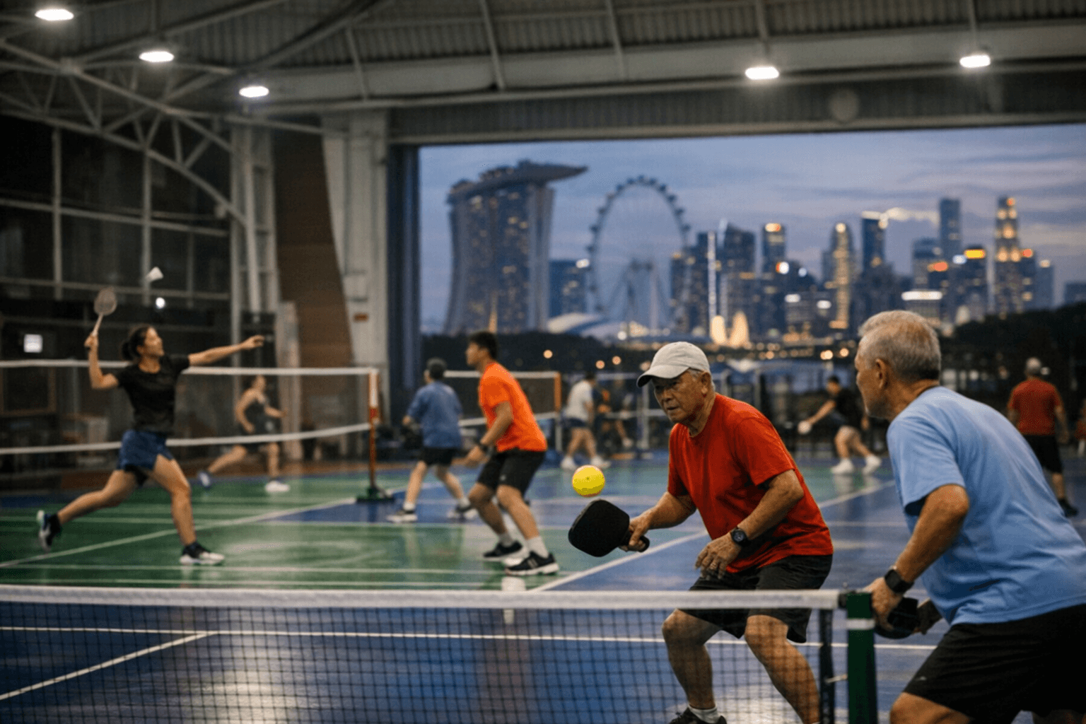 Singapore to build 50 islandwide badminton and pickleball courts in five years