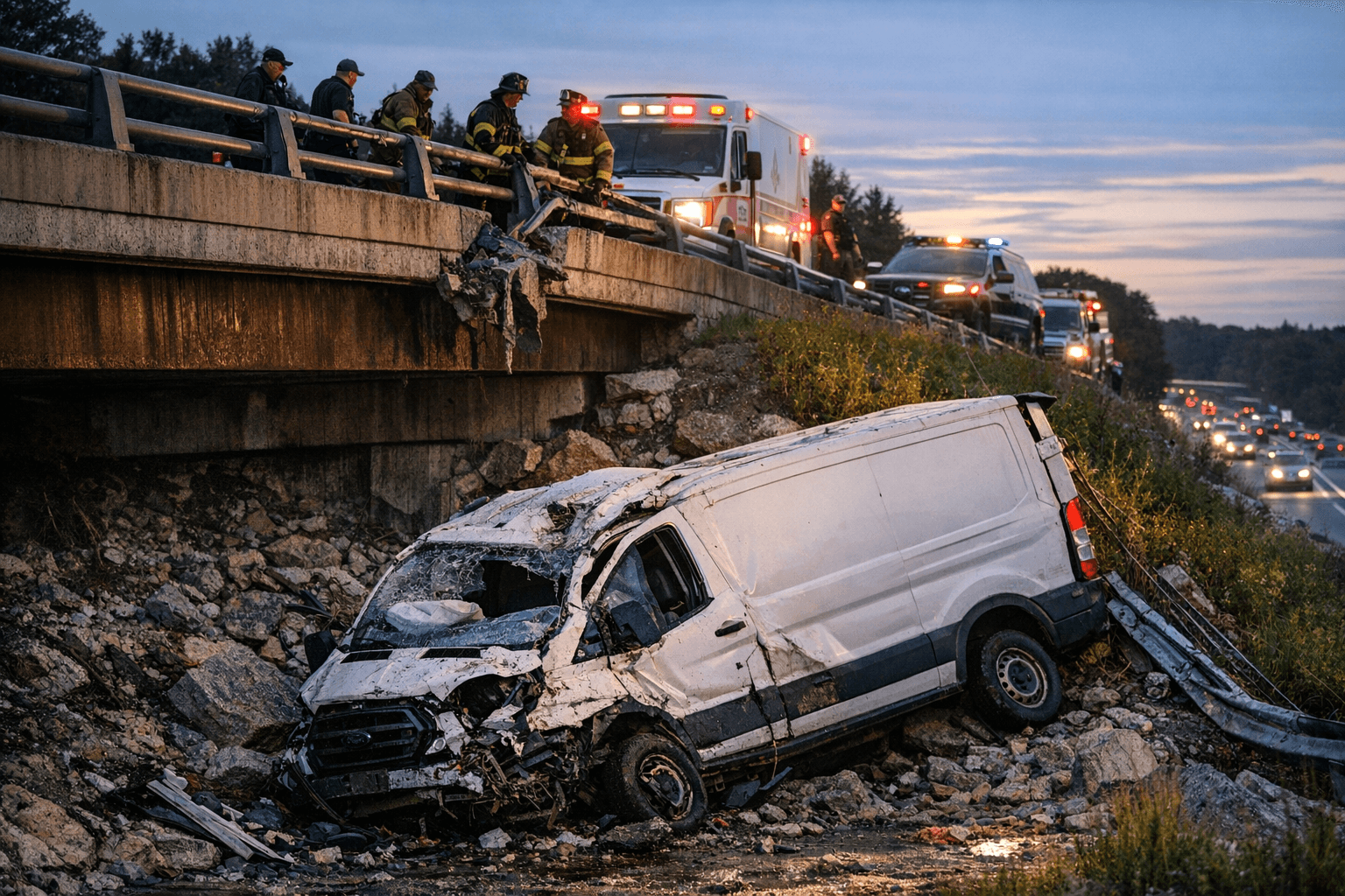 Brandon MacFarland, 22, Dies After Van Goes Off Brunswick Route 196 Bridge