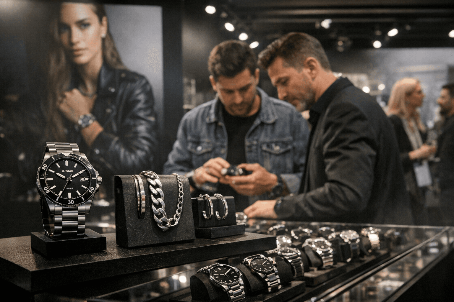 G‑Star unveils first watch and stainless-steel jewellery with JDM Swiss at INHORGENTA