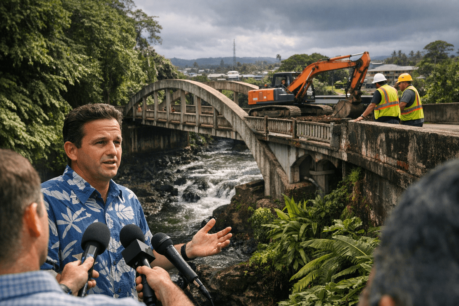 Sen. Brian Schatz Announces $13.4M FEMA Grant to Modernize Hilo Bridge