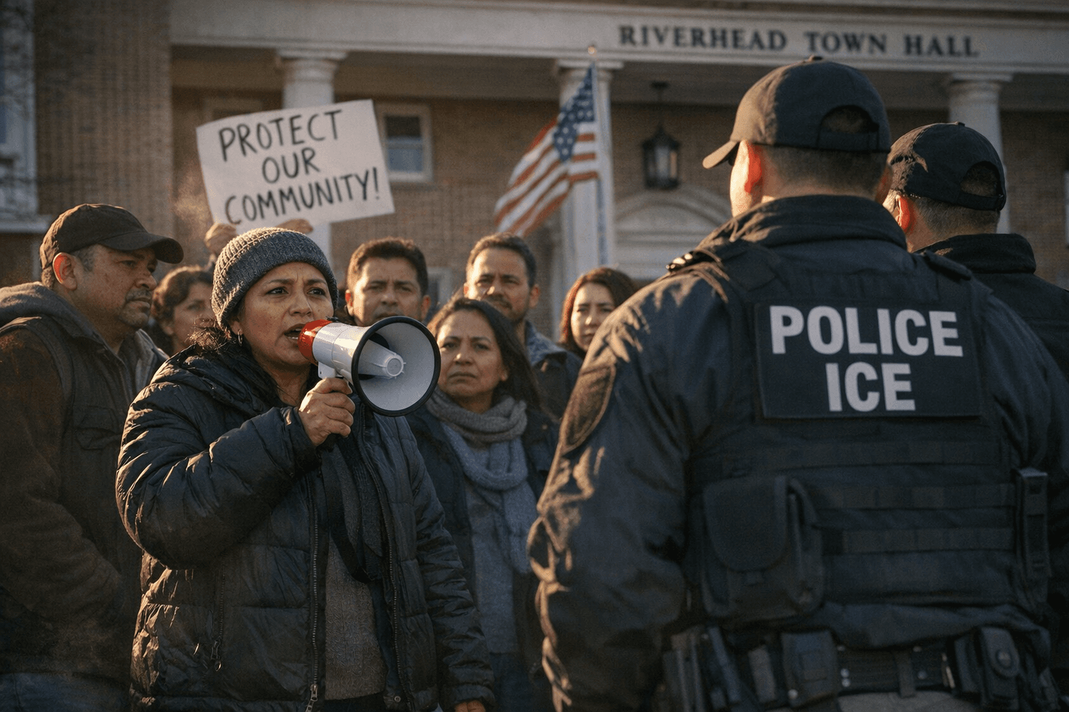 Latino Group Pushes Riverhead to Adopt OLA Resolution After ICE Activity