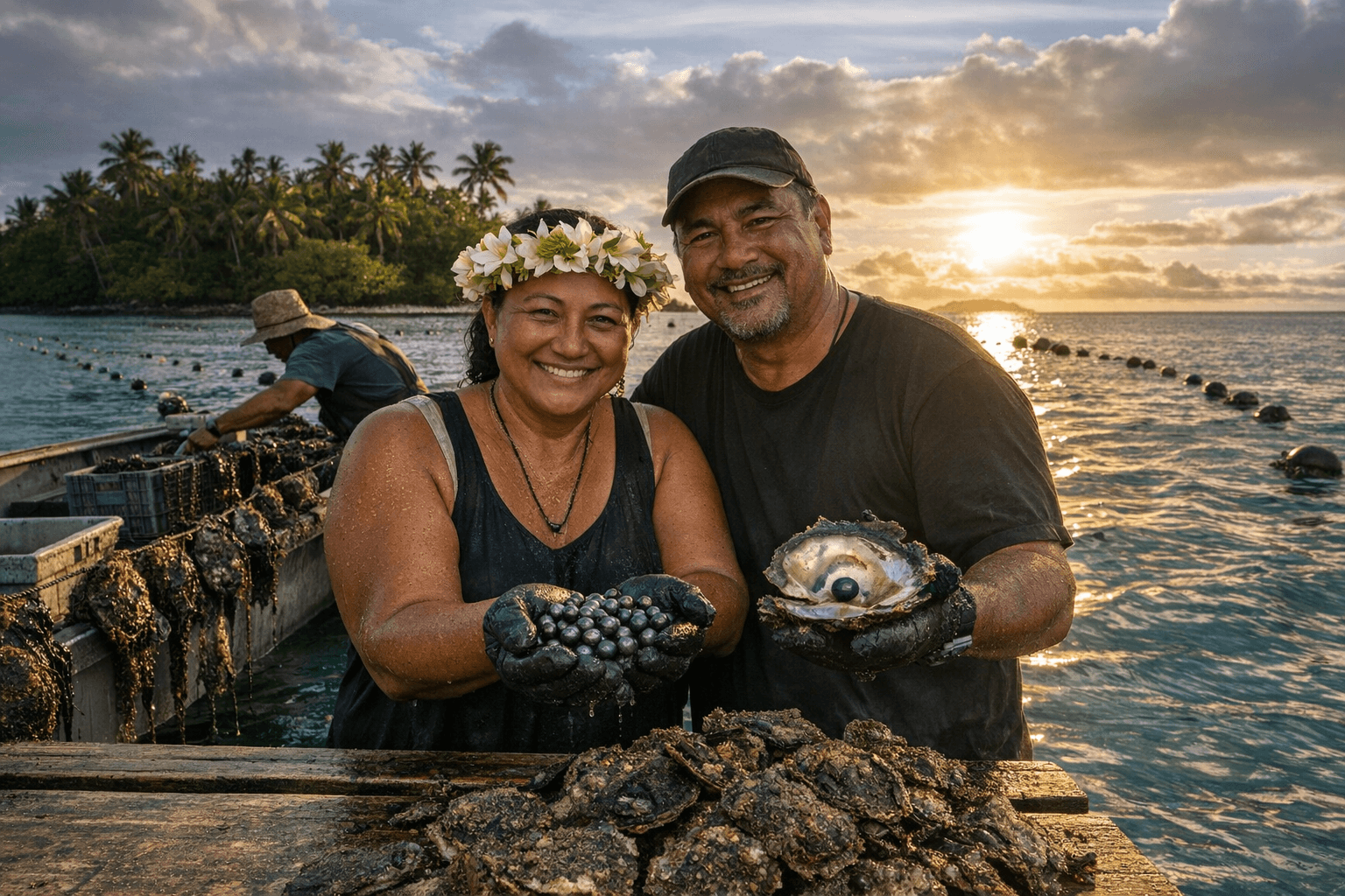 Farm Direct Pearls' Okotais Reveal Long Connection to Cook Islands Black Pearl