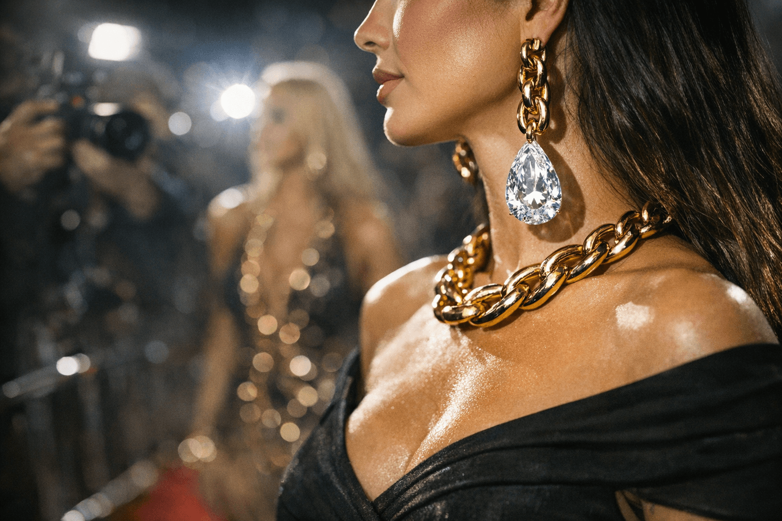 Brit Awards 2026: Heavy Gold Chains and Pear-Cut Diamond Showstoppers