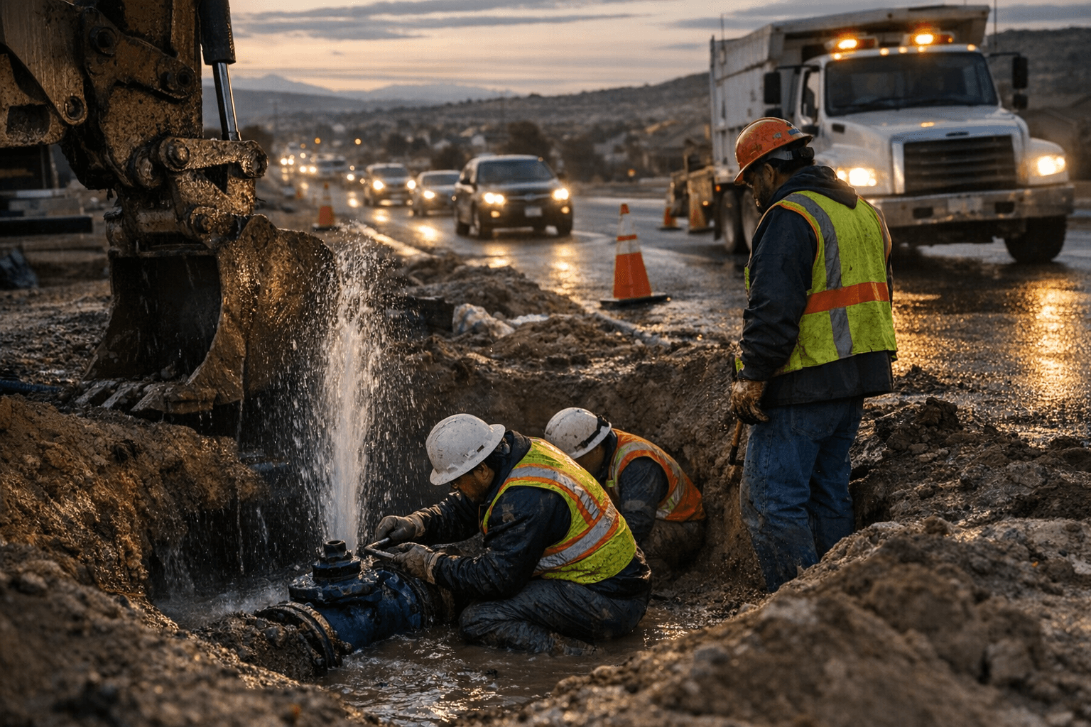 Enchanted Hills Water Valve Repair Causes Low Pressure, Lane Shift March 5-6